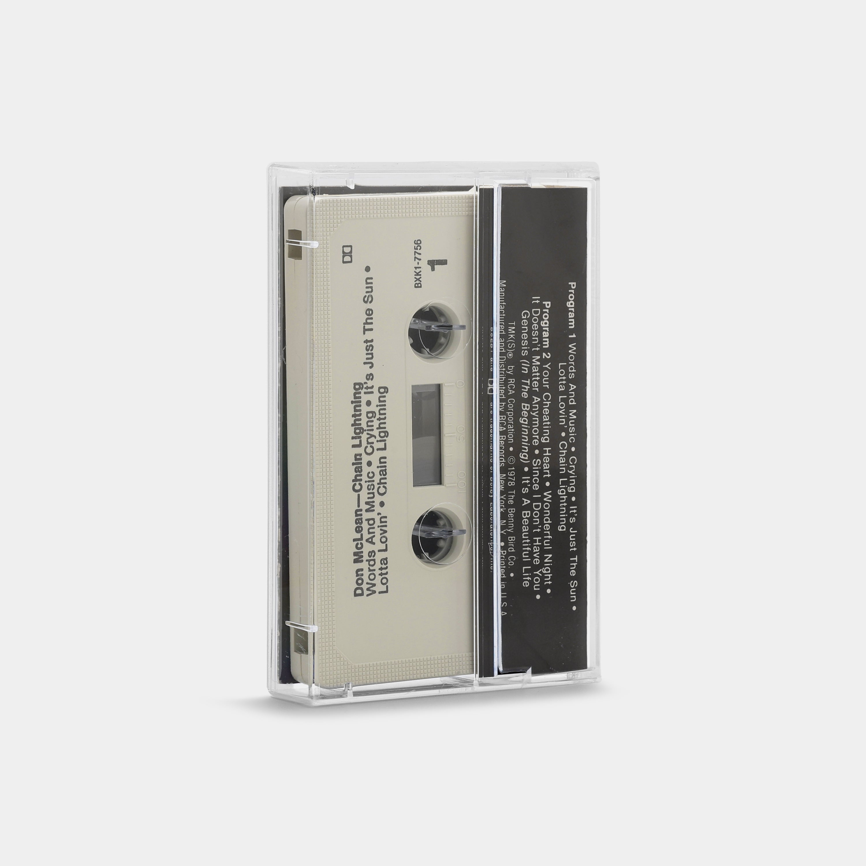Don McLean - Chain Lightning Cassette Tape