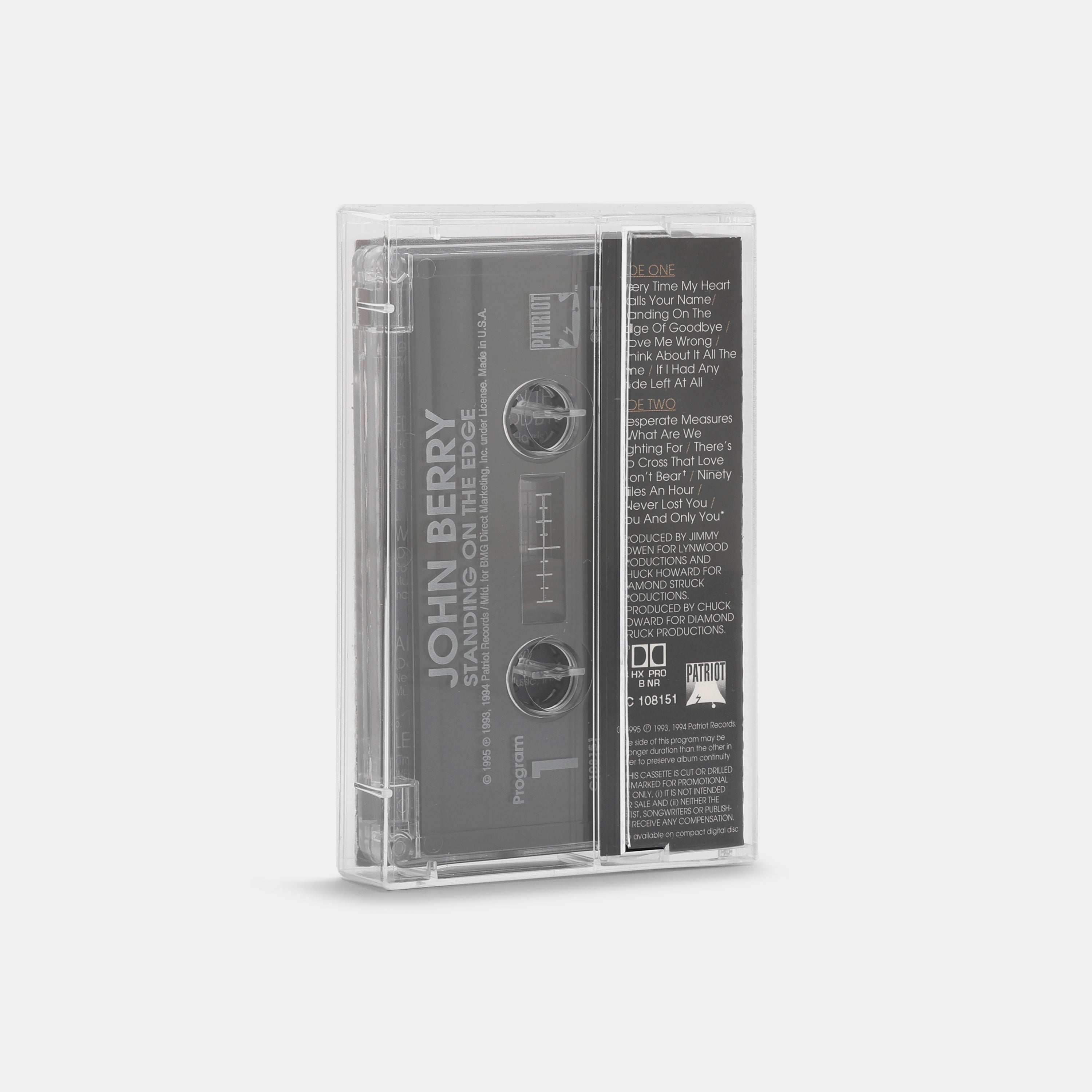 John Berry - Standing On The Edge Cassette Tape