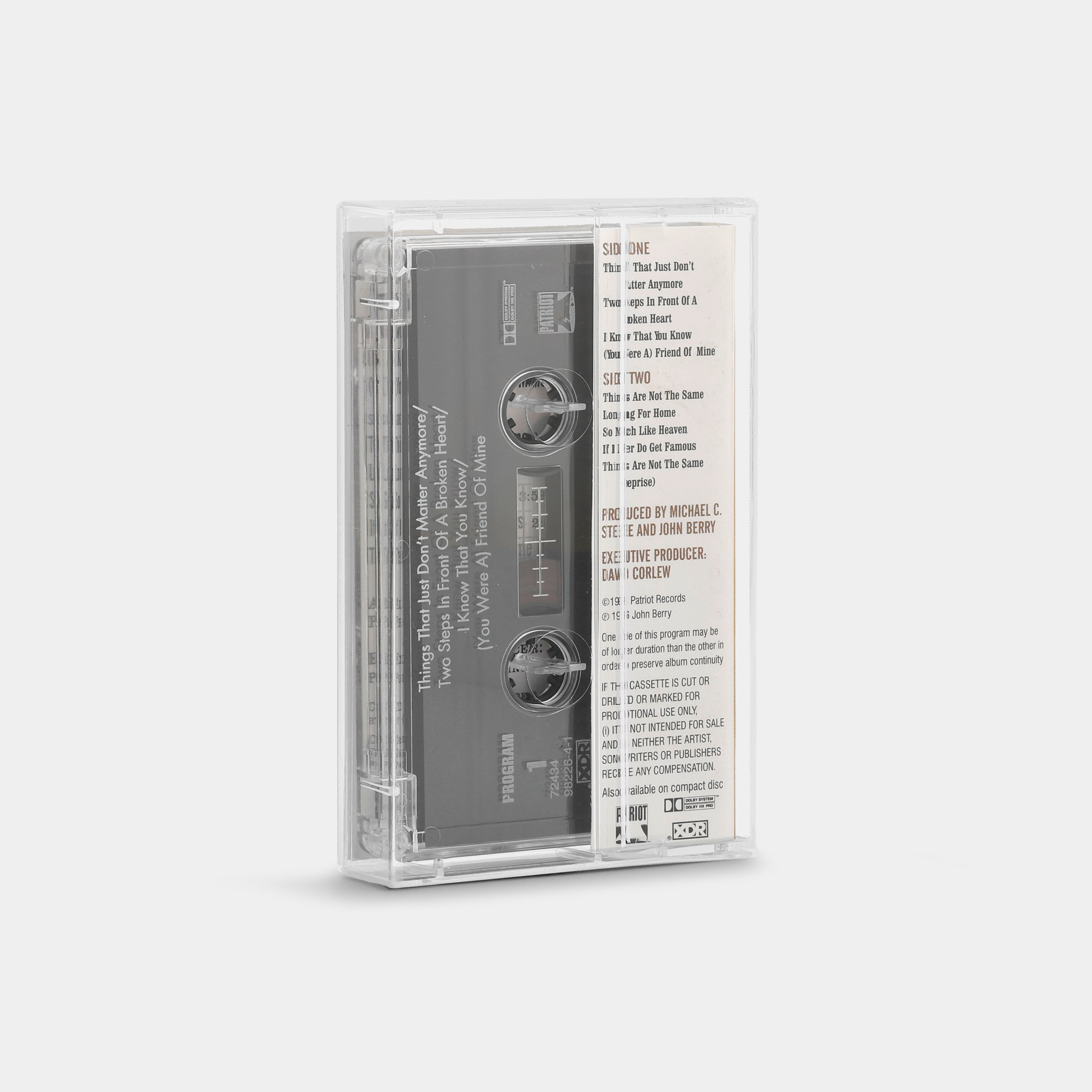 John Berry - Things Are Not The Same Cassette Tape