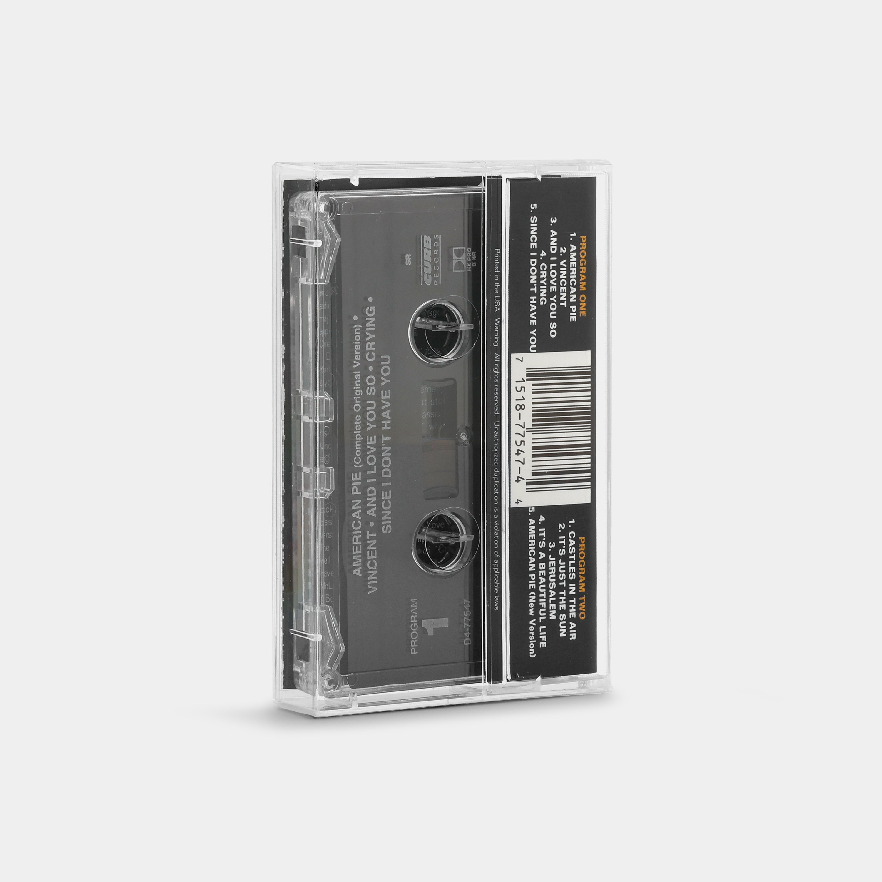 Don McLean - Classics Cassette Tape
