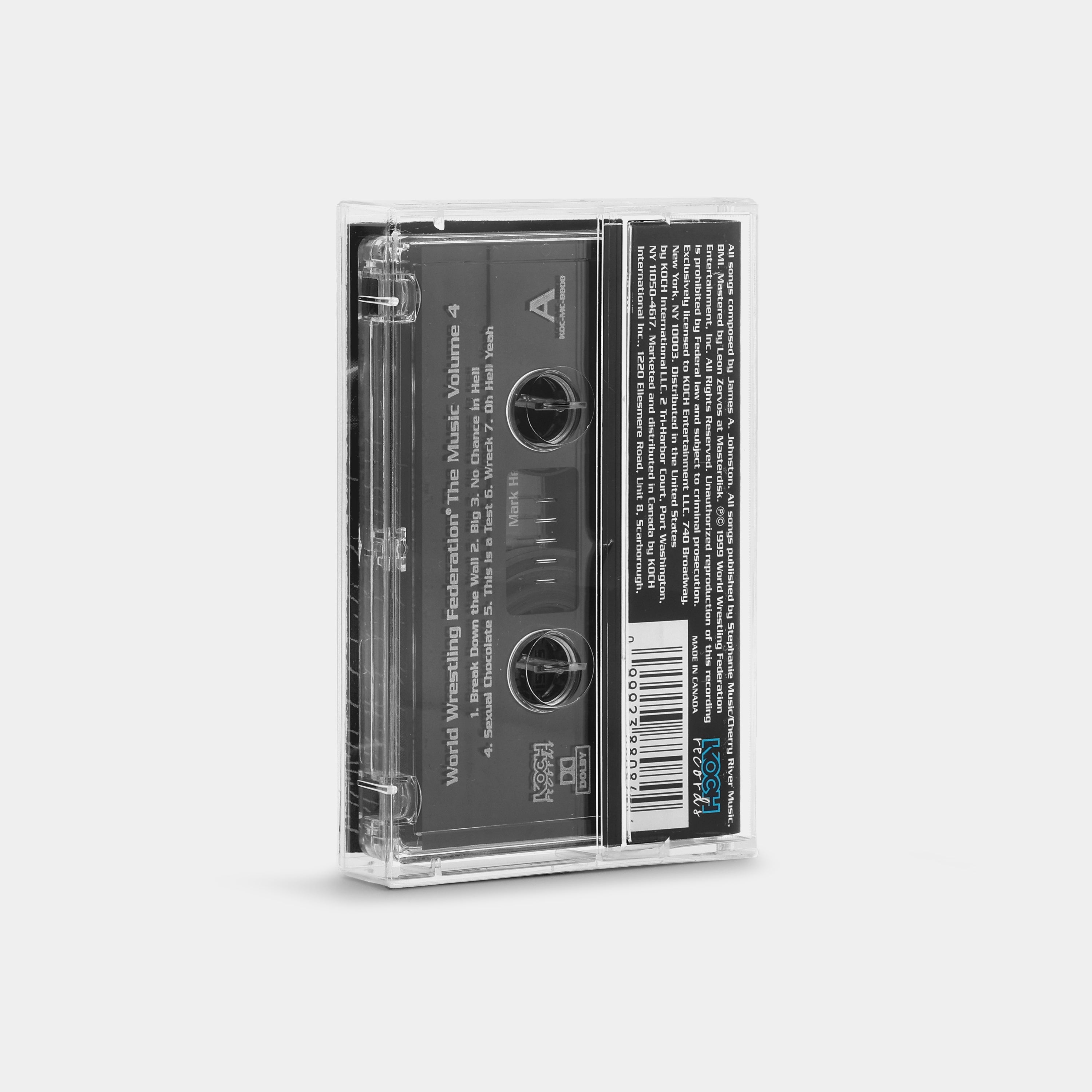 World Wrestling Federation: The Music, Volume 4 Cassette Tape