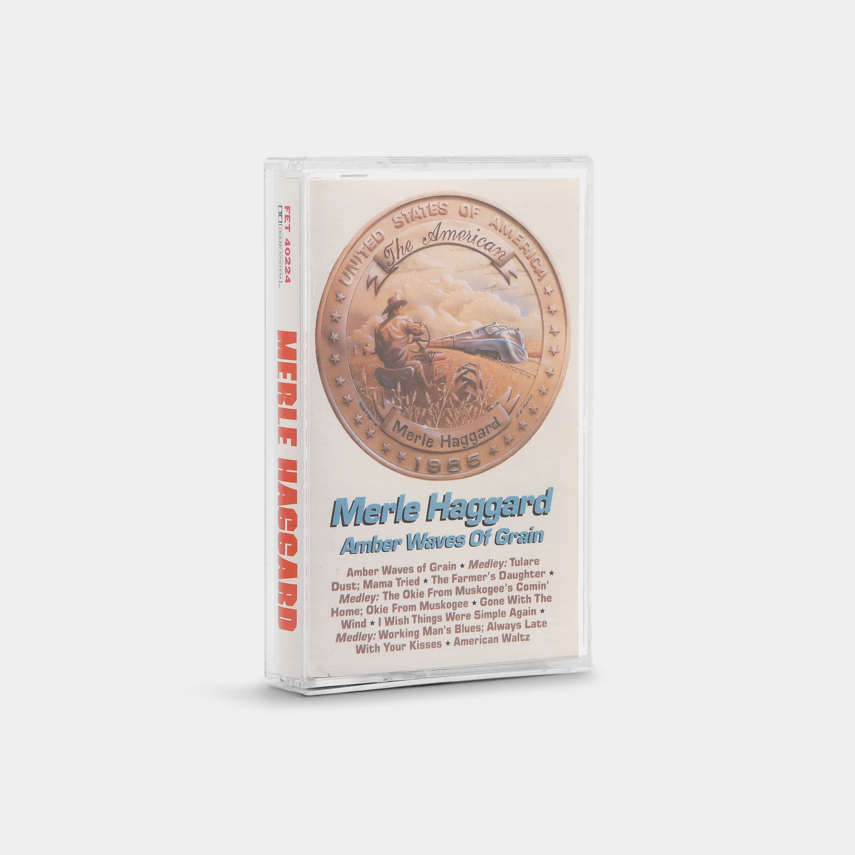 Merle Haggard - Amber Waves Of Grain Cassette Tape