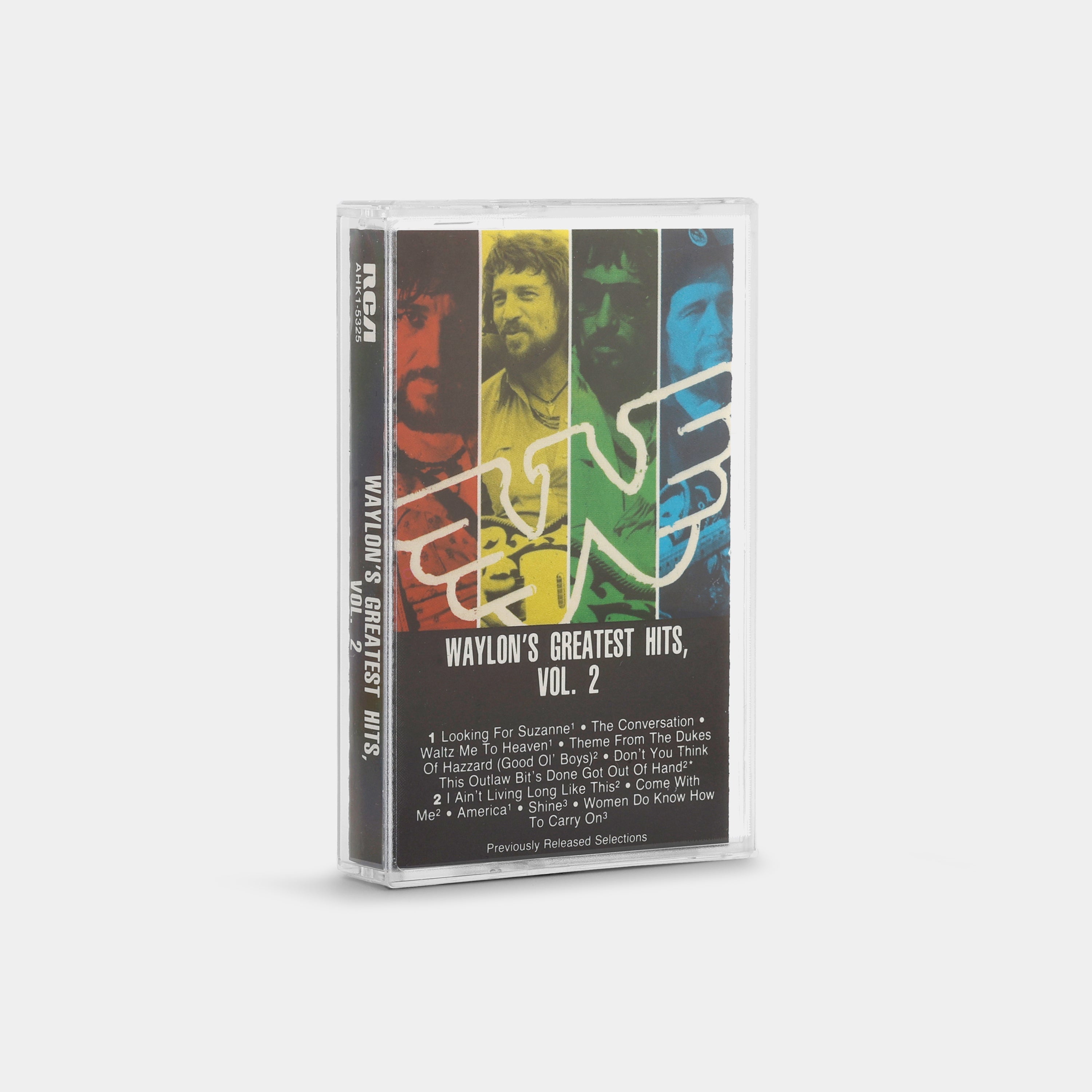 Waylon Jennings - Waylon's Greatest Hits Vol. 2 Cassette Tape