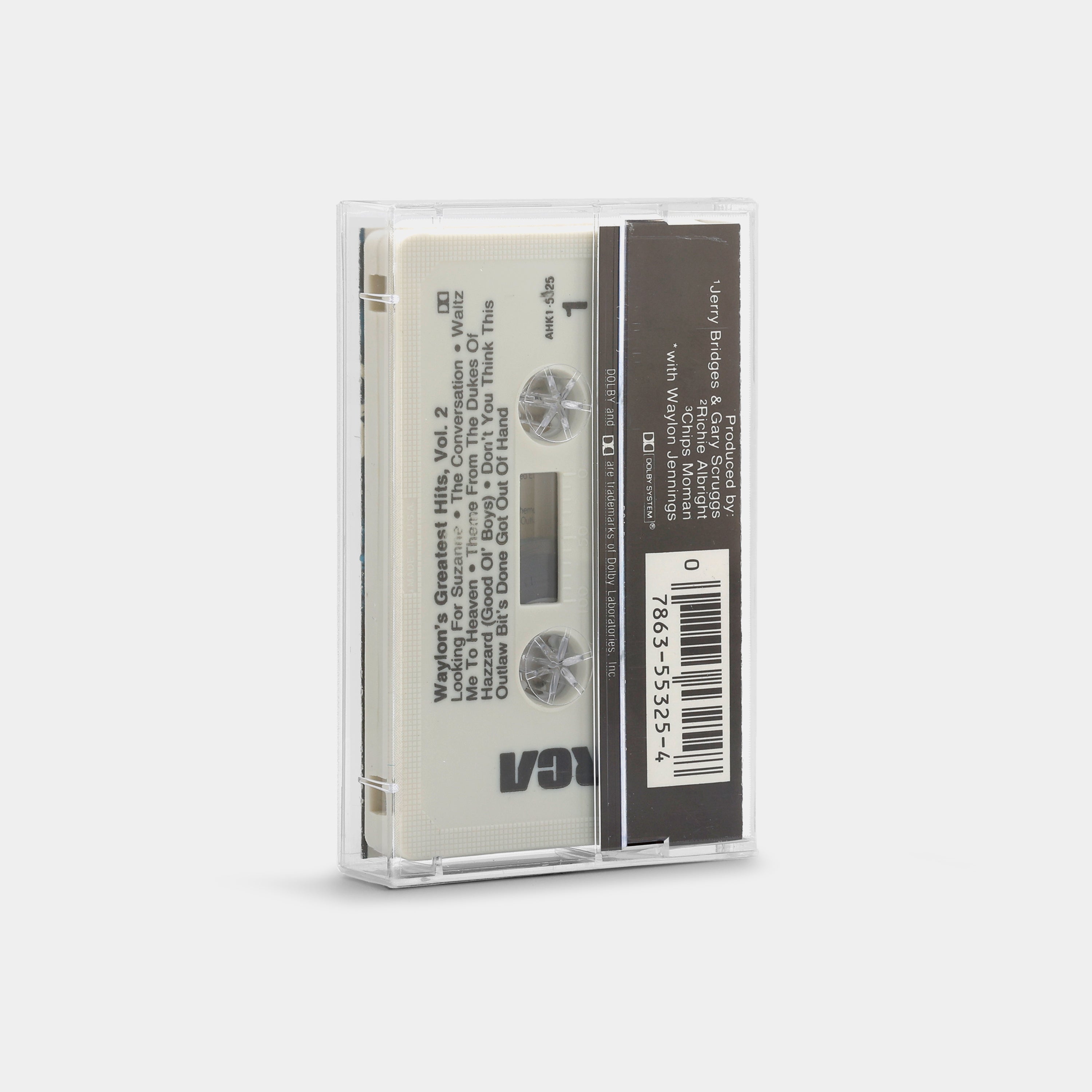 Waylon Jennings - Waylon's Greatest Hits Vol. 2 Cassette Tape