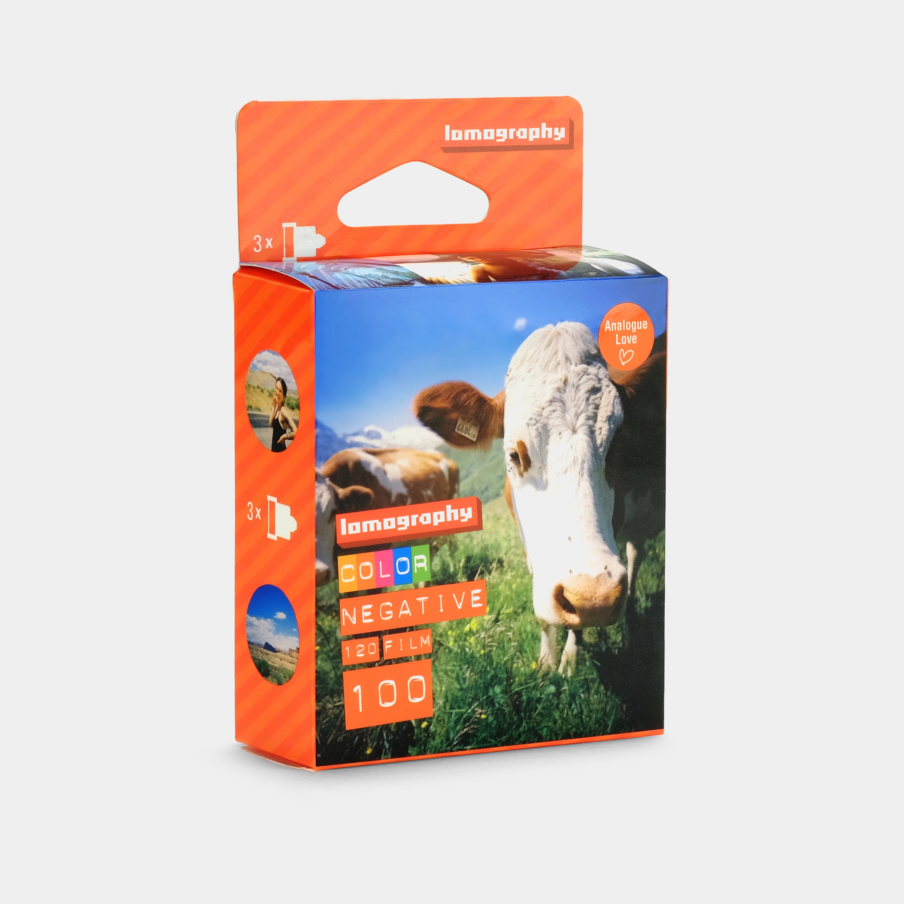 Expired Lomography Color Negative 100 ISO 120 Film - 3 Pack