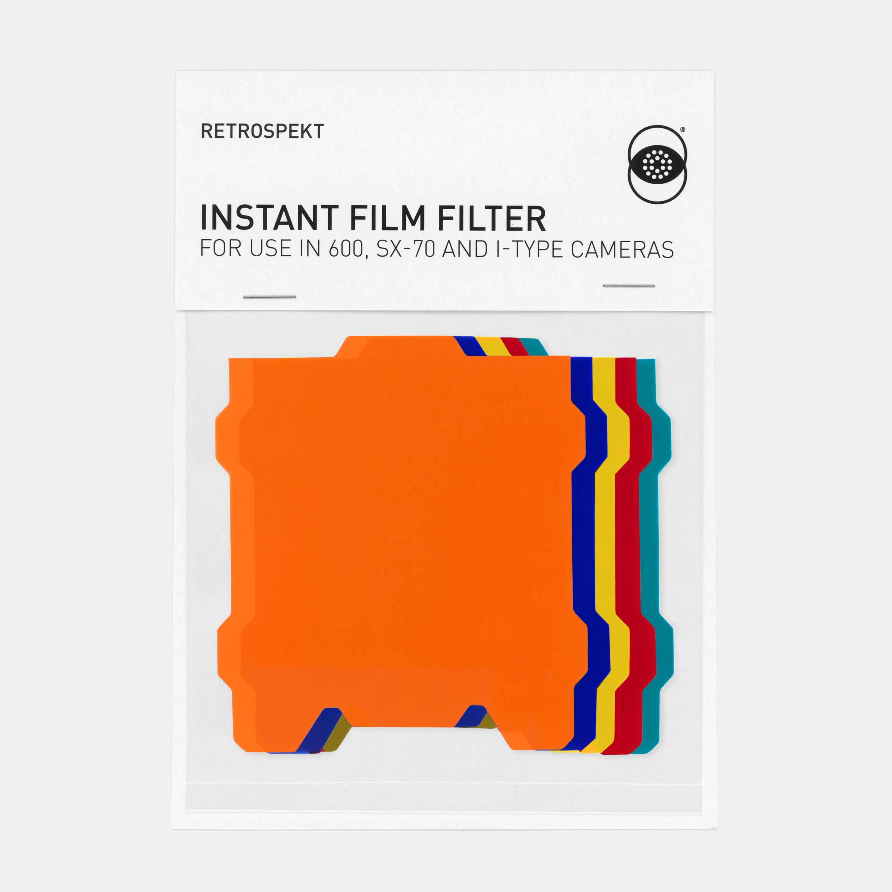 Colored Gel Filters for Instant Film Cameras (5-Pack)