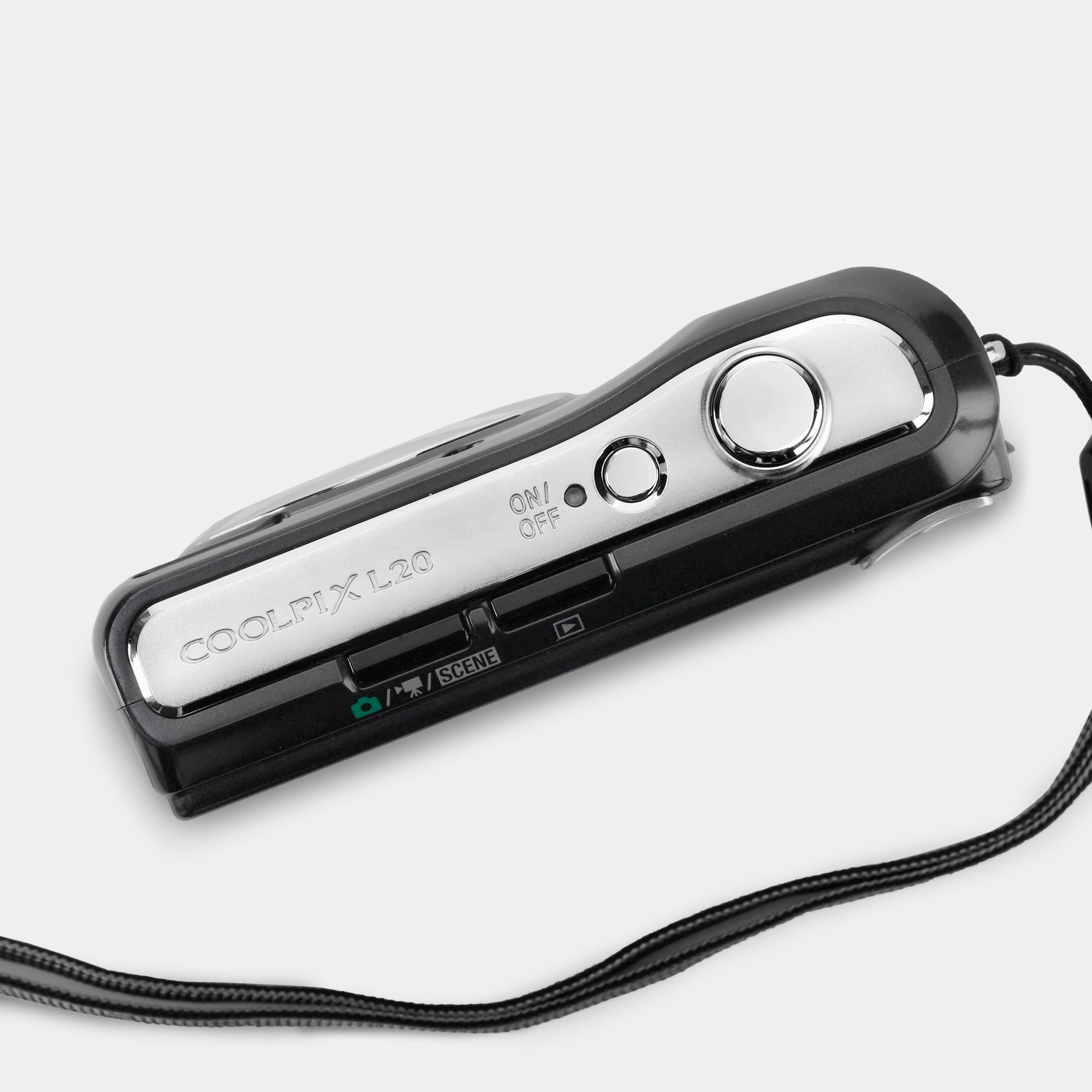 Nikon Coolpix L20 Black Point and Shoot Digital Camera