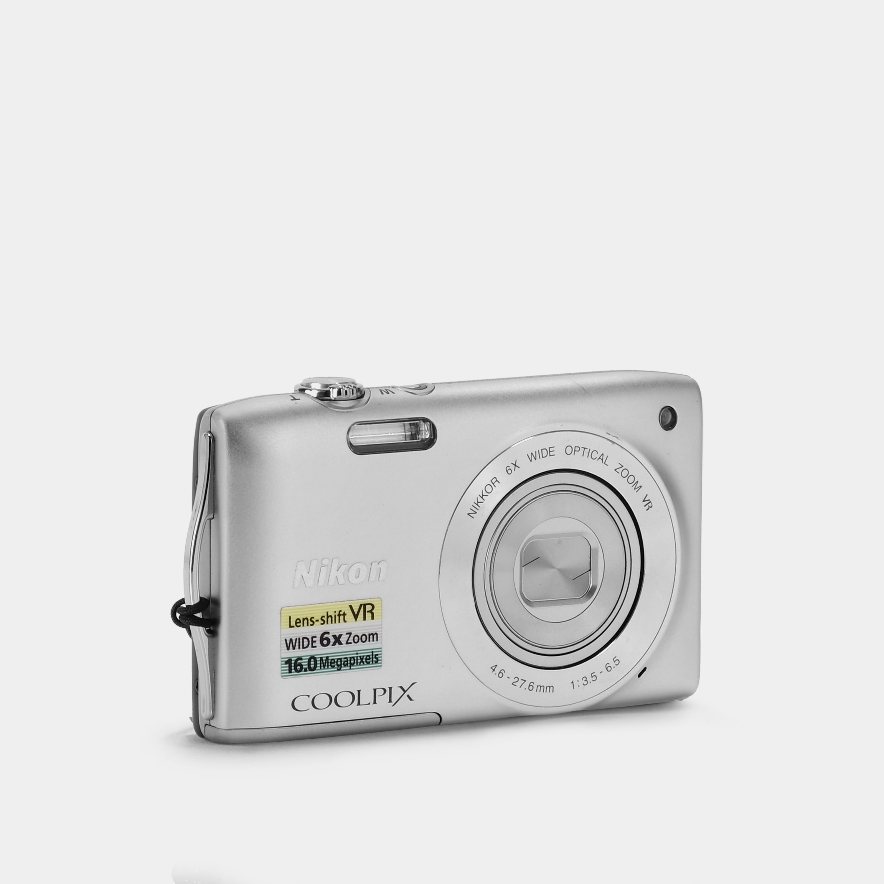 Nikon Coolpix S3300 Silver Point and Shoot Digital Camera