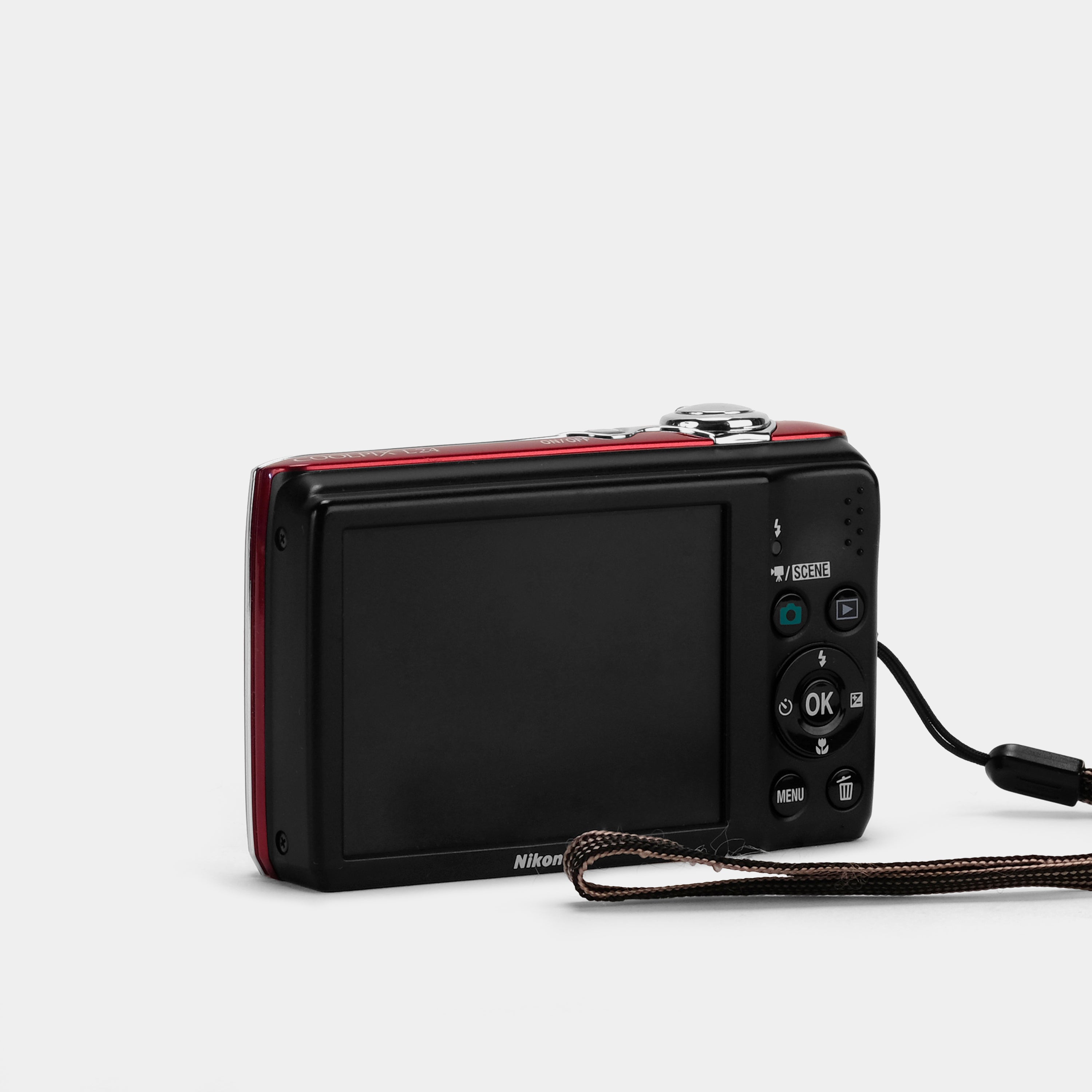 Nikon Coolpix L24 Maroon Point and Shoot Digital Camera