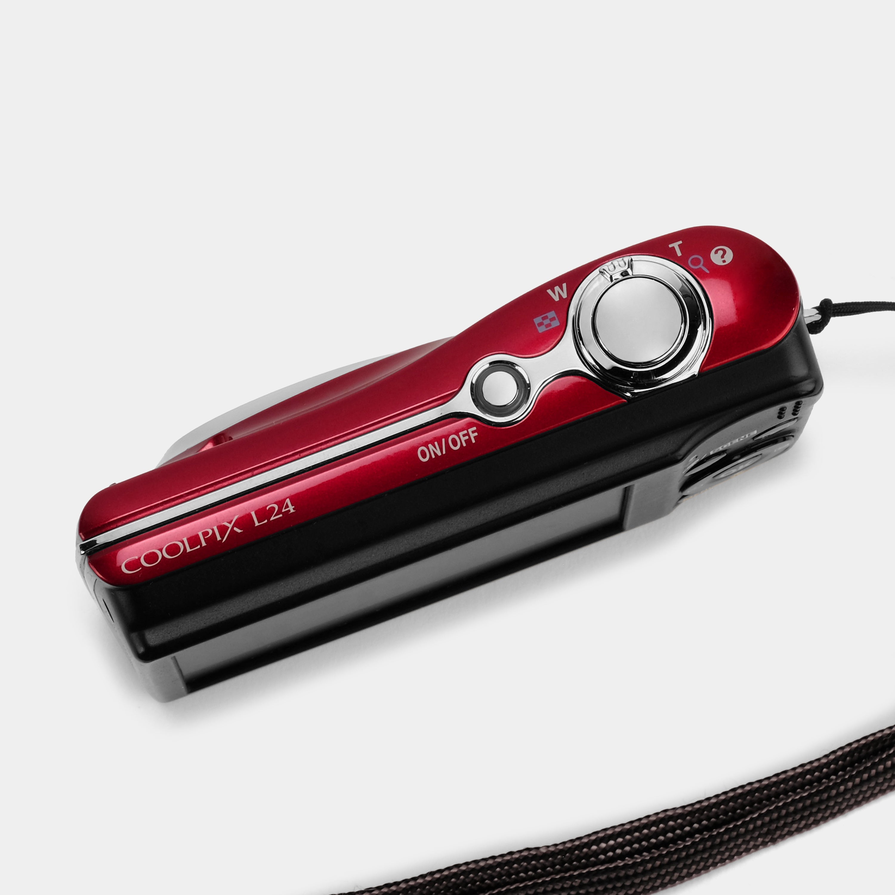 Nikon Coolpix L24 Maroon Point and Shoot Digital Camera