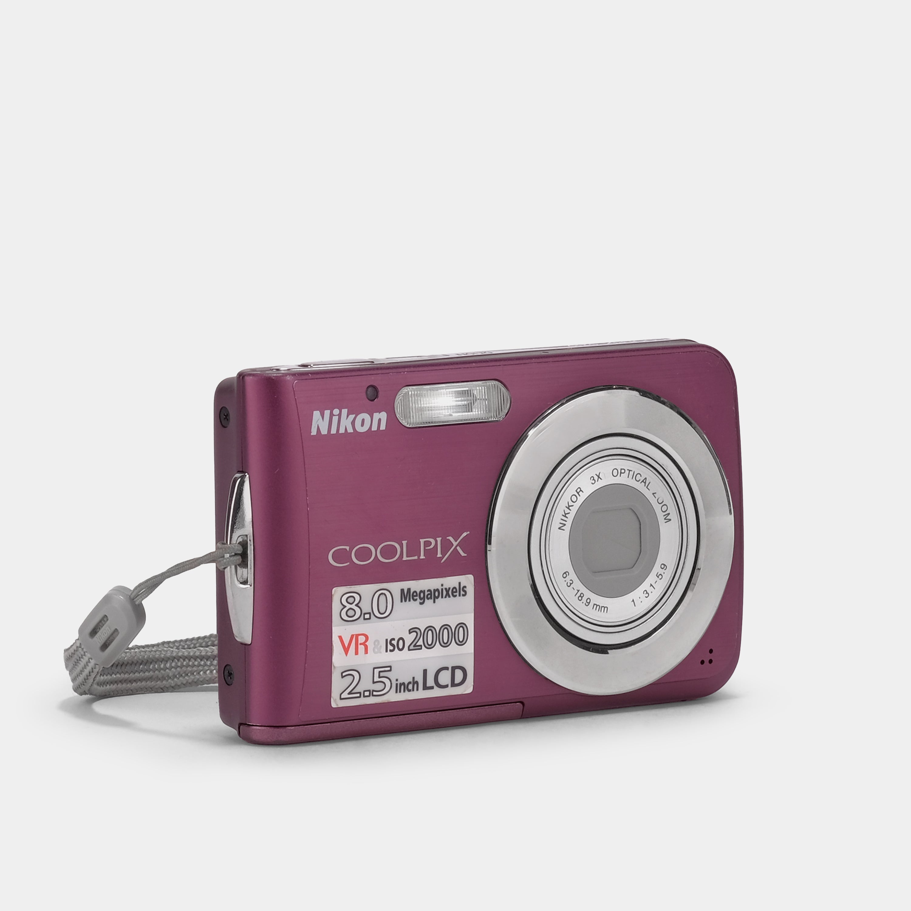 Nikon Coolpix S210 Purple Point and Shoot Digital Camera