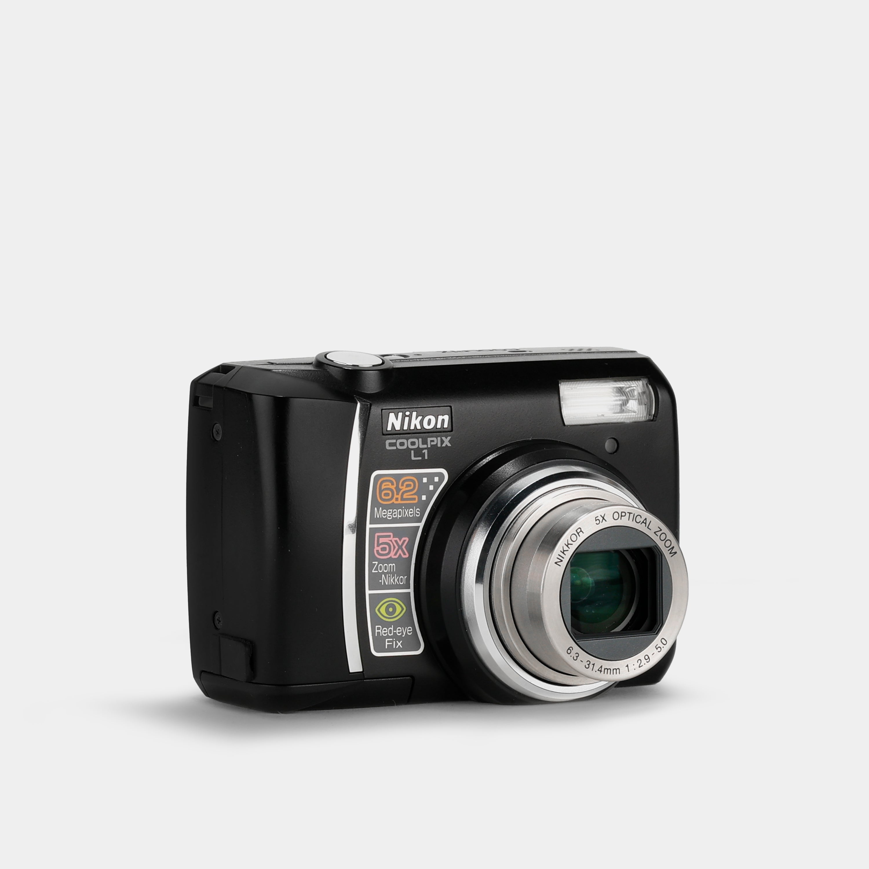 Nikon Coolpix L1 Black Point and Shoot Digital Camera