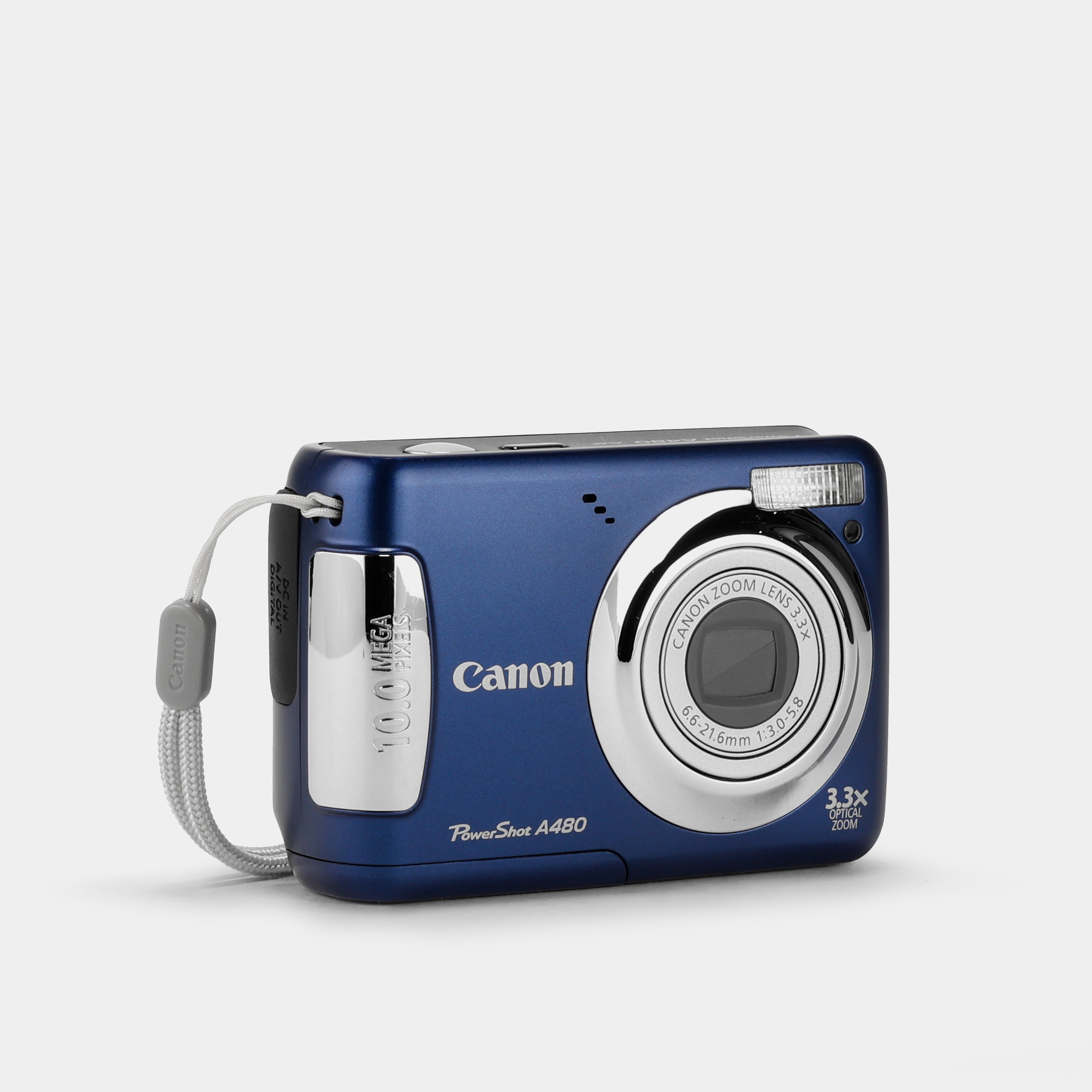 Canon PowerShot A480 Blue Point and Shoot Digital Camera