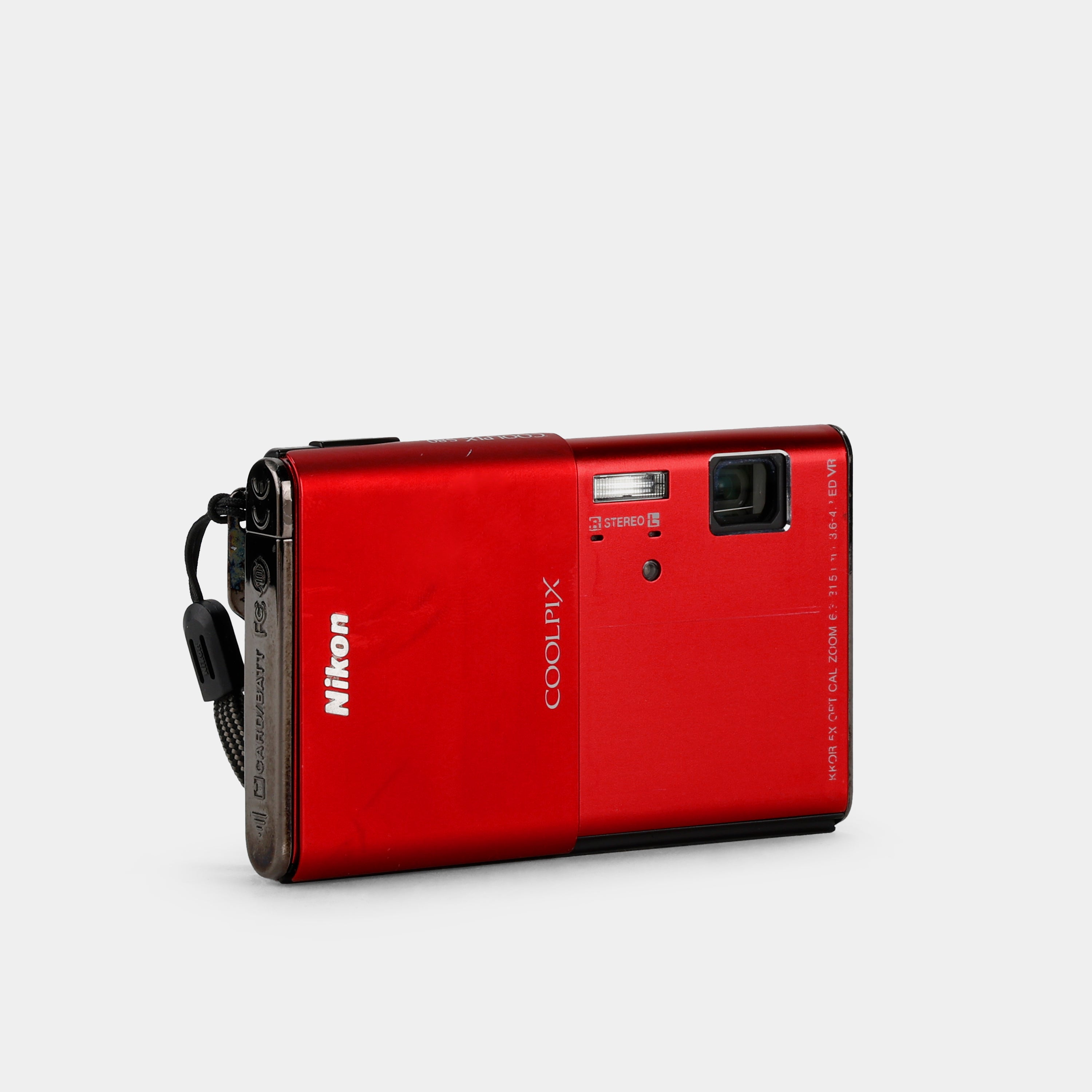 Nikon Coolpix S80 Red Point and Shoot Digital Camera