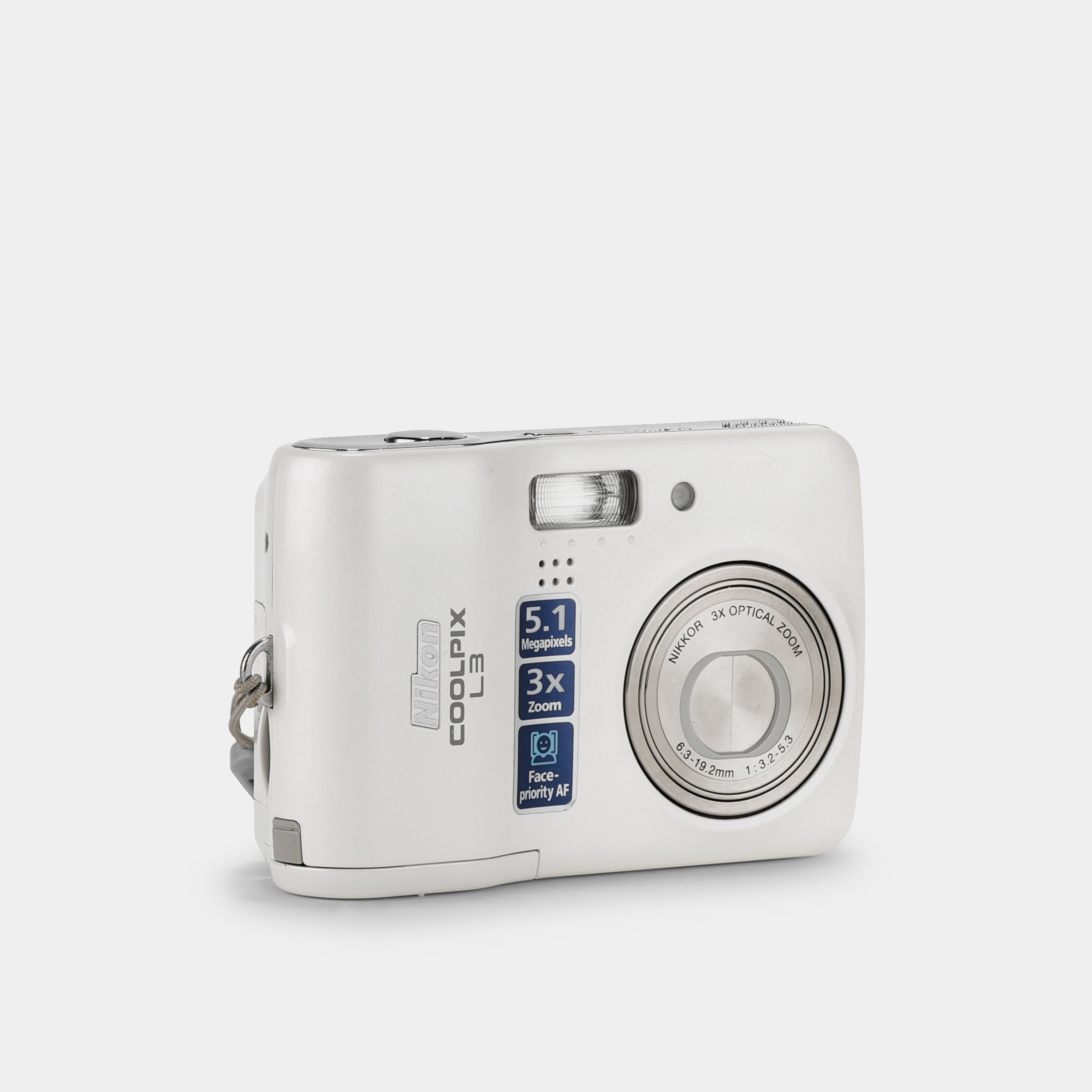 Nikon Coolpix L3 White Point and Shoot Digital Camera