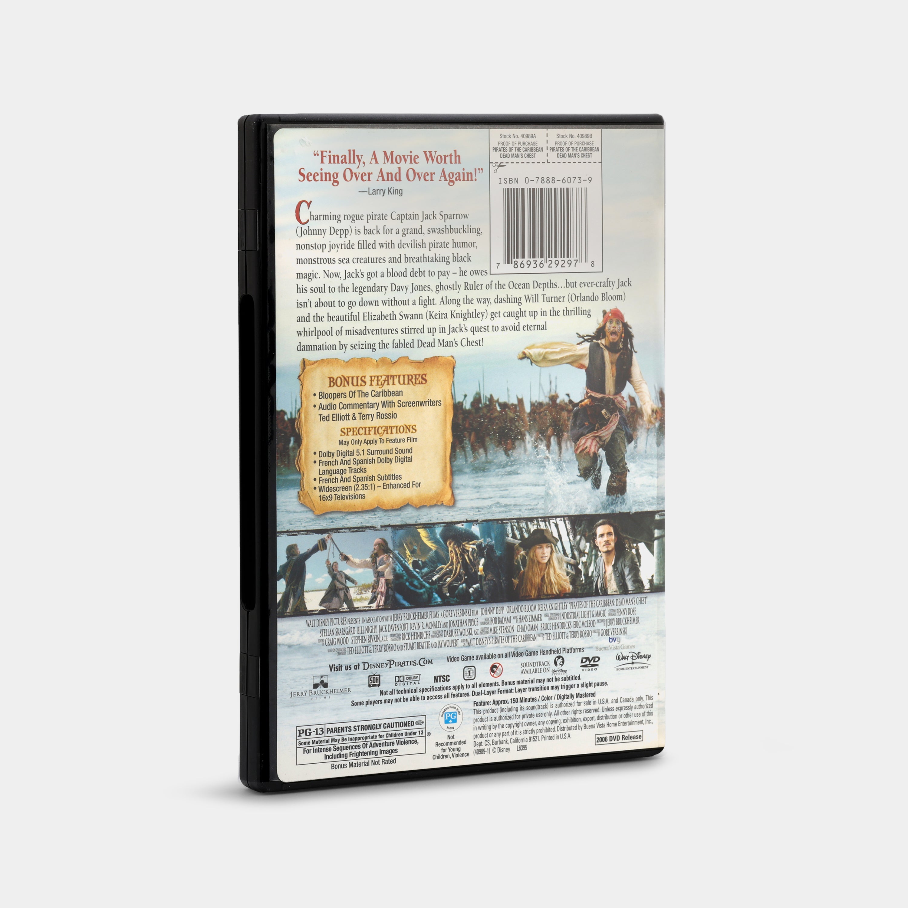 Pirates of the Caribbean: Dead Man’s Chest DVD