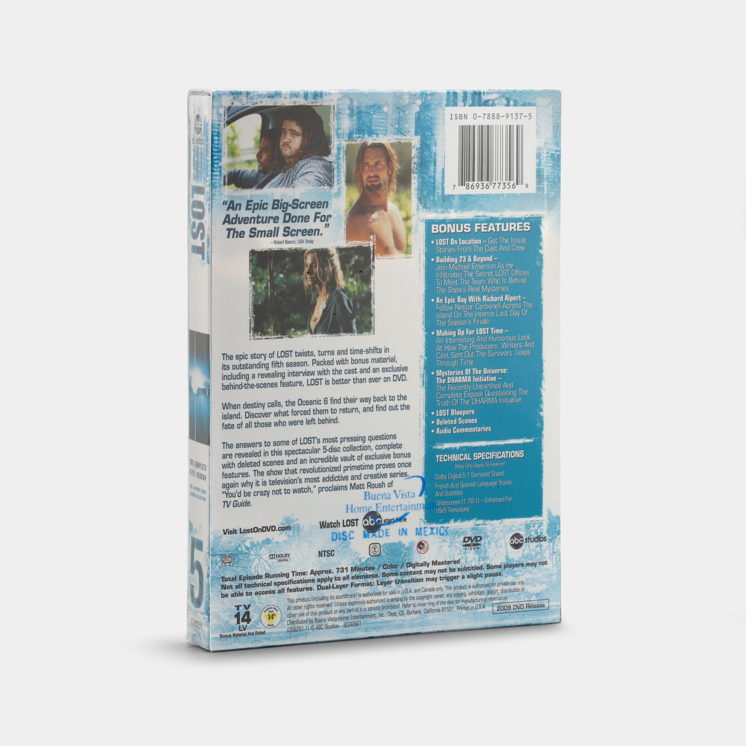 Lost: The Complete Fifth Season (Sealed) DVD Box Set