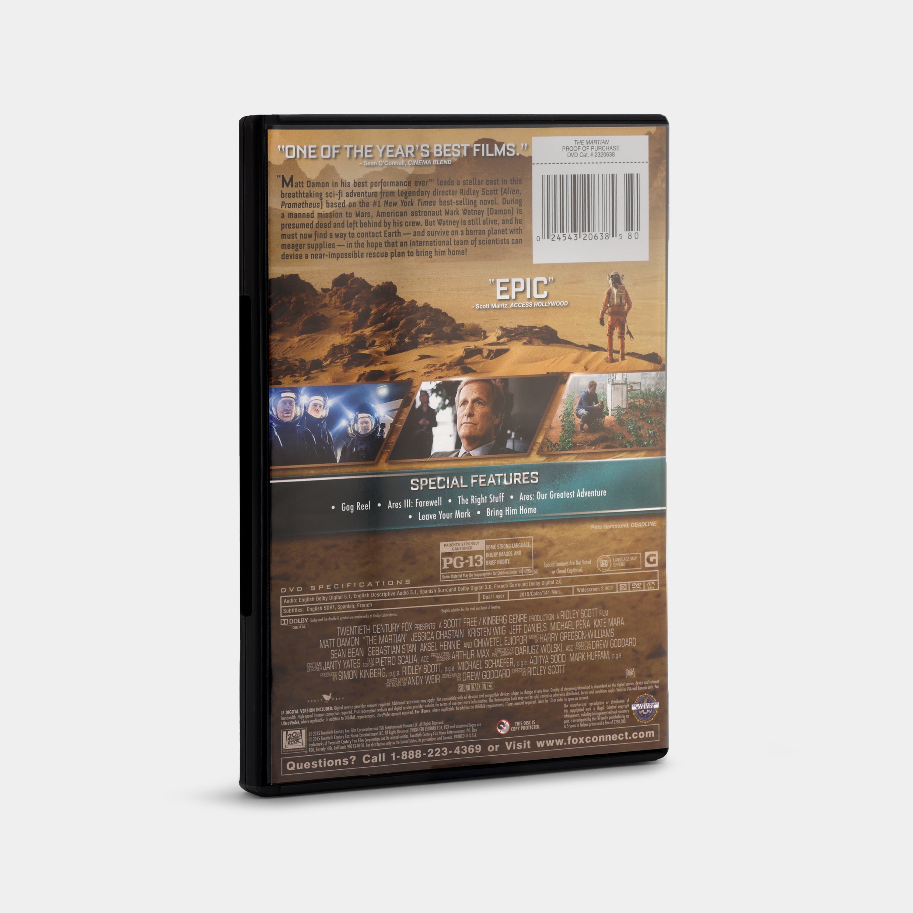 The Martian DVD