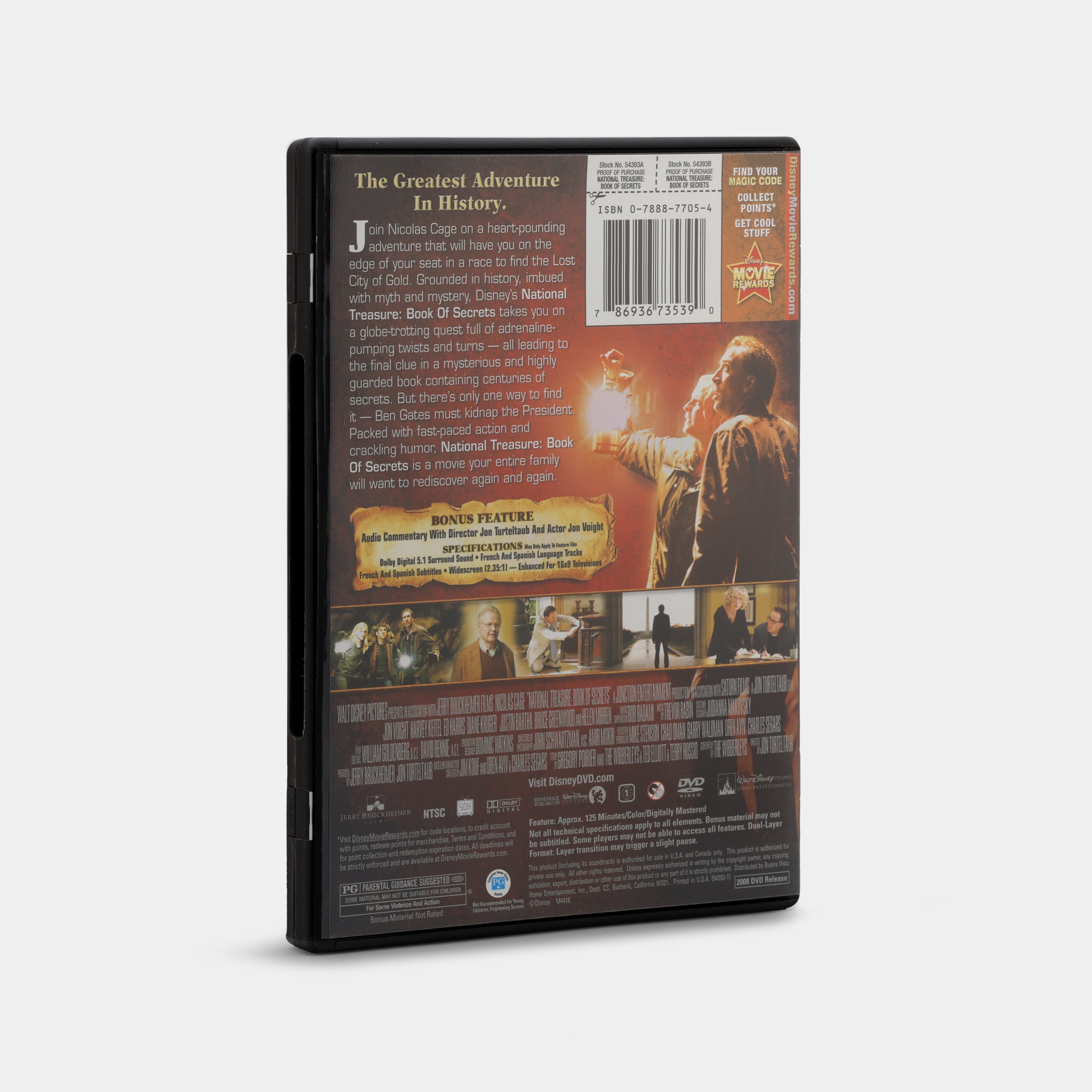 National Treasure 2: Book of Secrets DVD