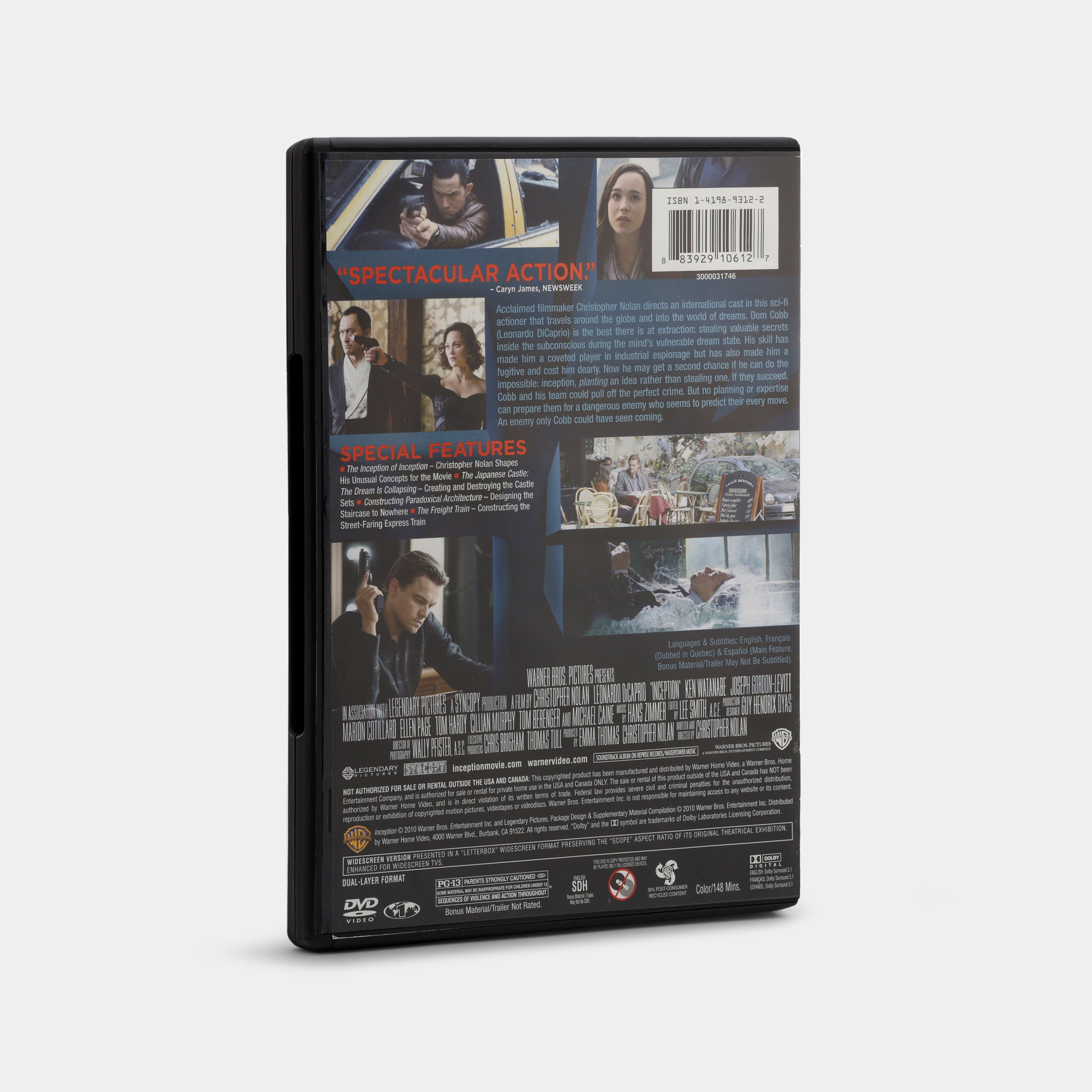 Inception DVD