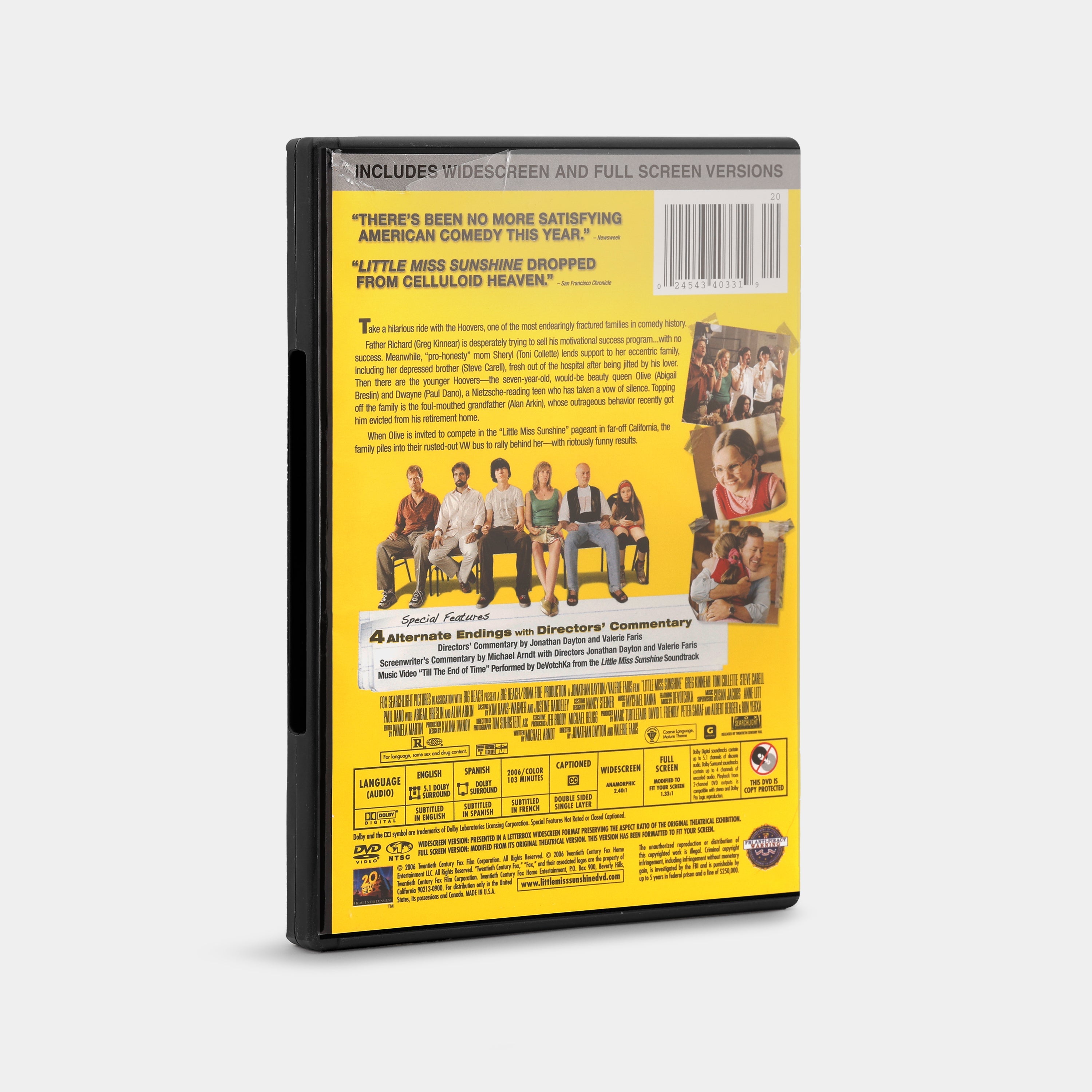 Little Miss Sunshine DVD