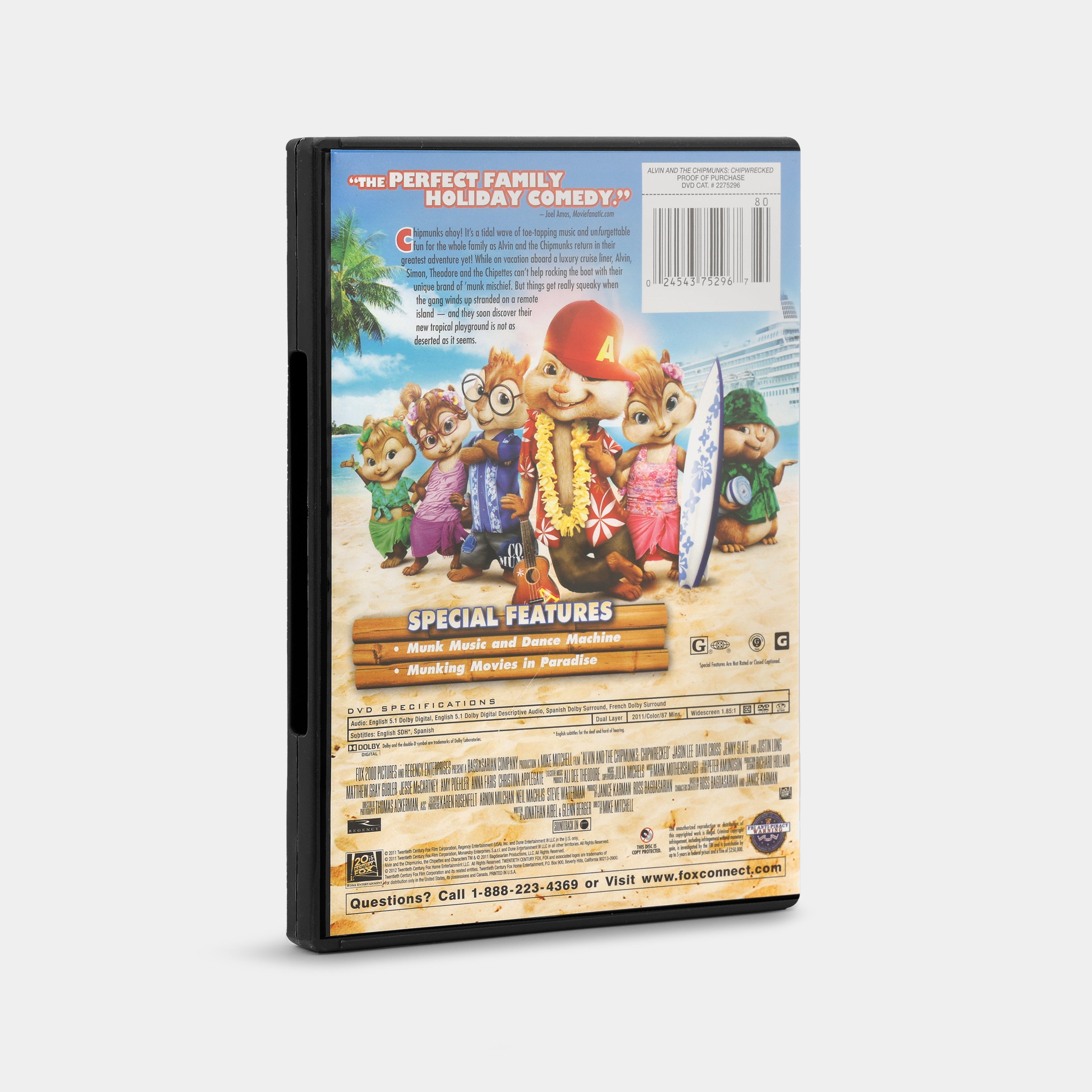 Alvin and the Chipmunks: Chipwrecked DVD