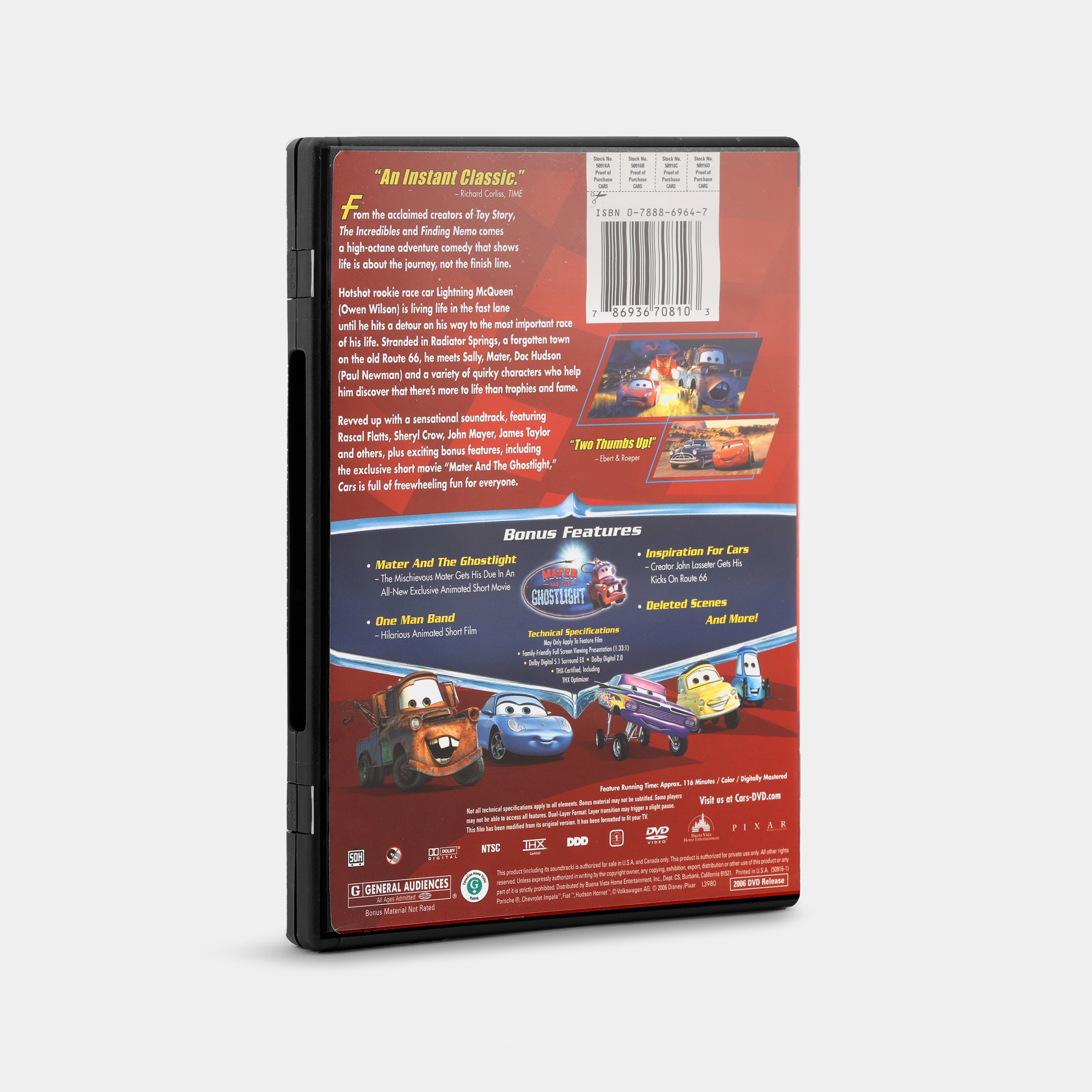Cars (Full Screen) DVD