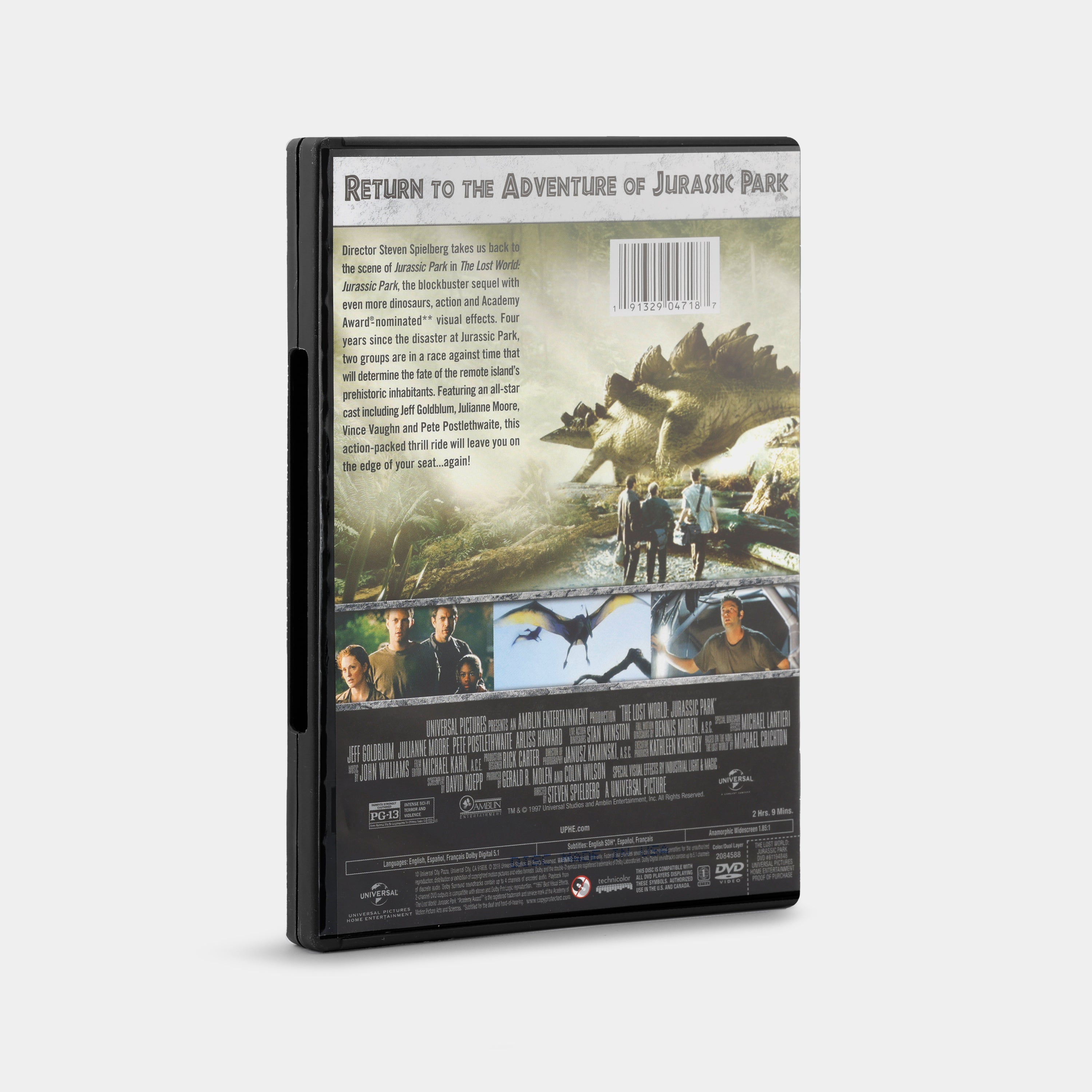 The Lost World: Jurassic Park DVD