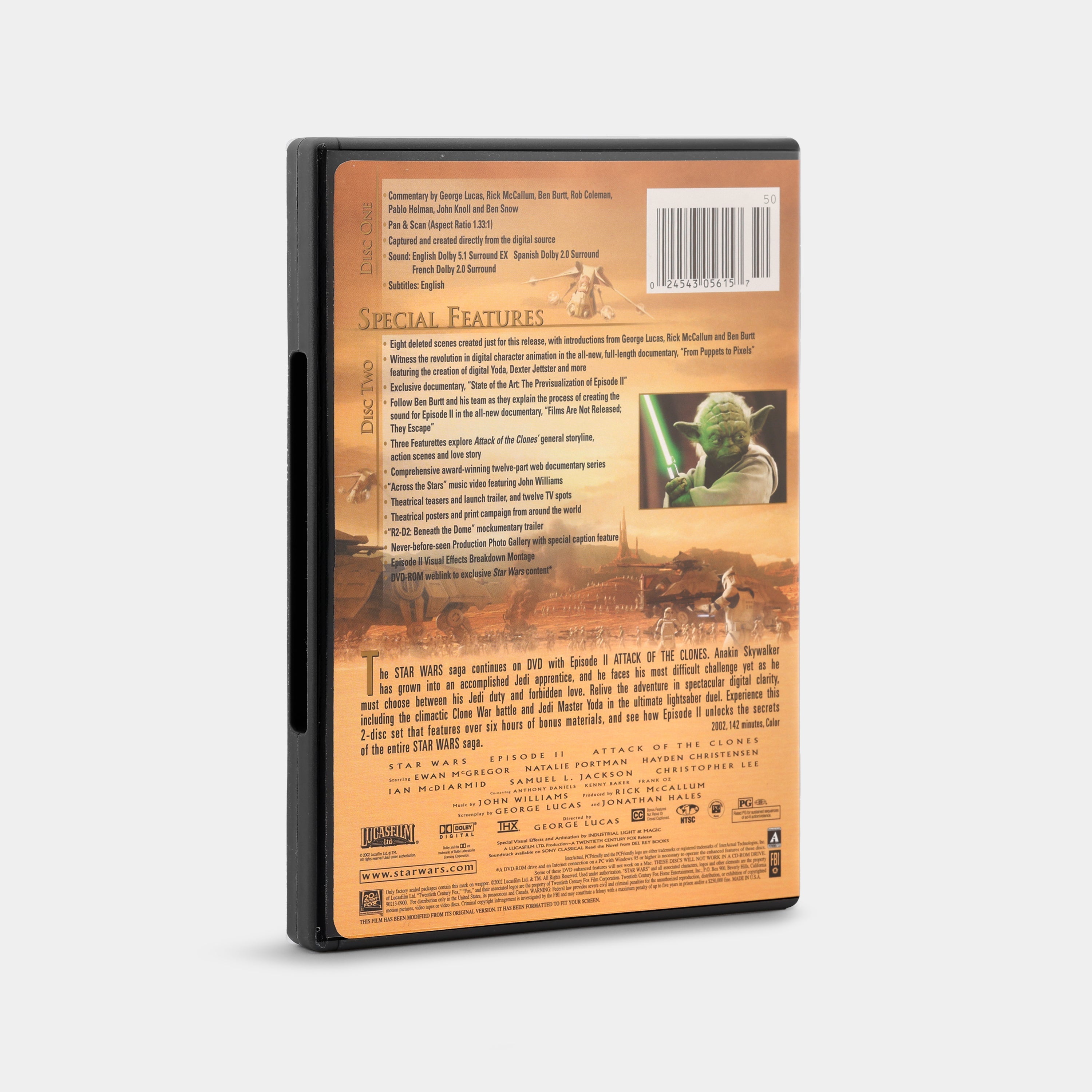 Star Wars: Episode II – Attack of the Clones (Full Screen) 2-Disc DVD