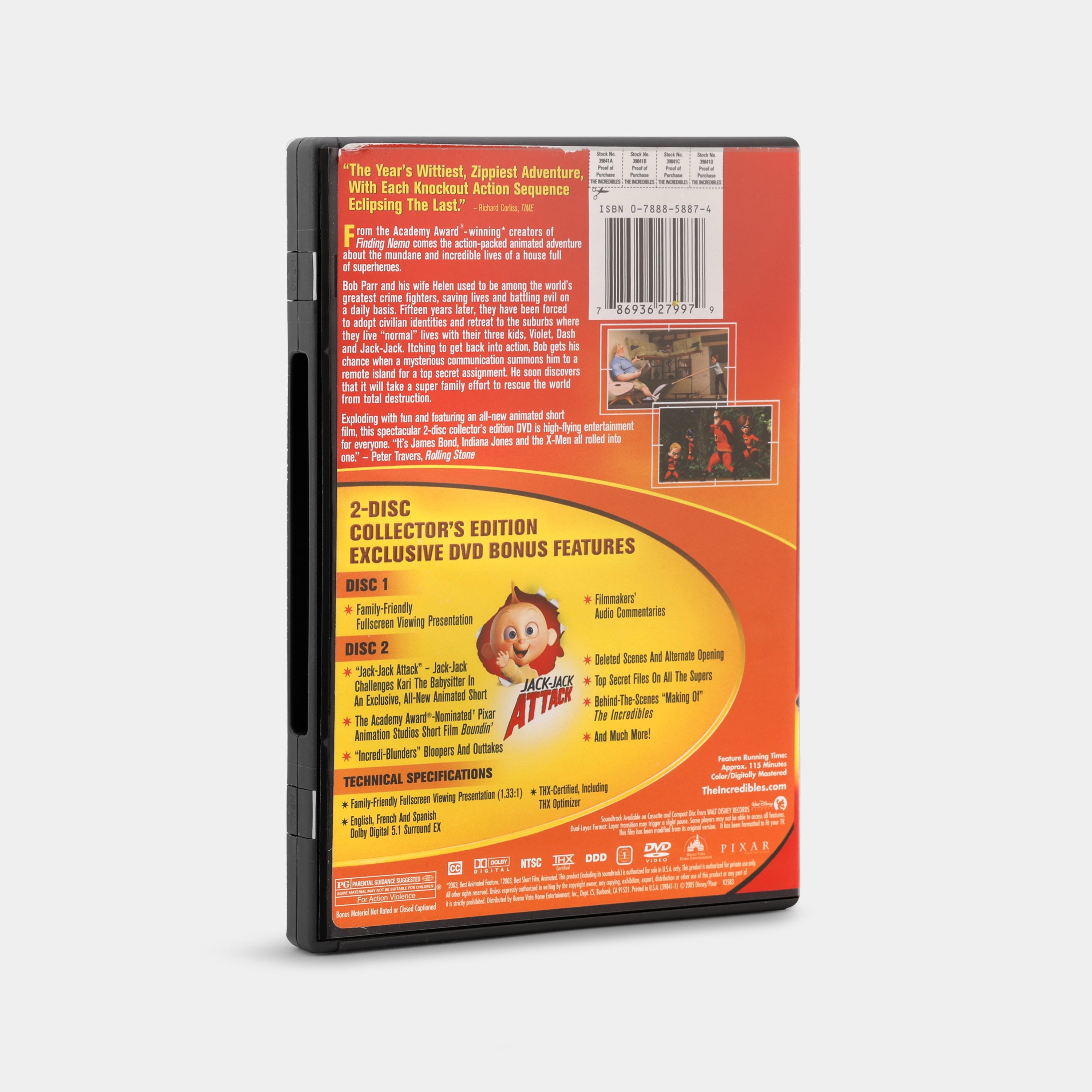 The Incredibles (Collector's Edition, Full Screen) 2-Disc DVD
