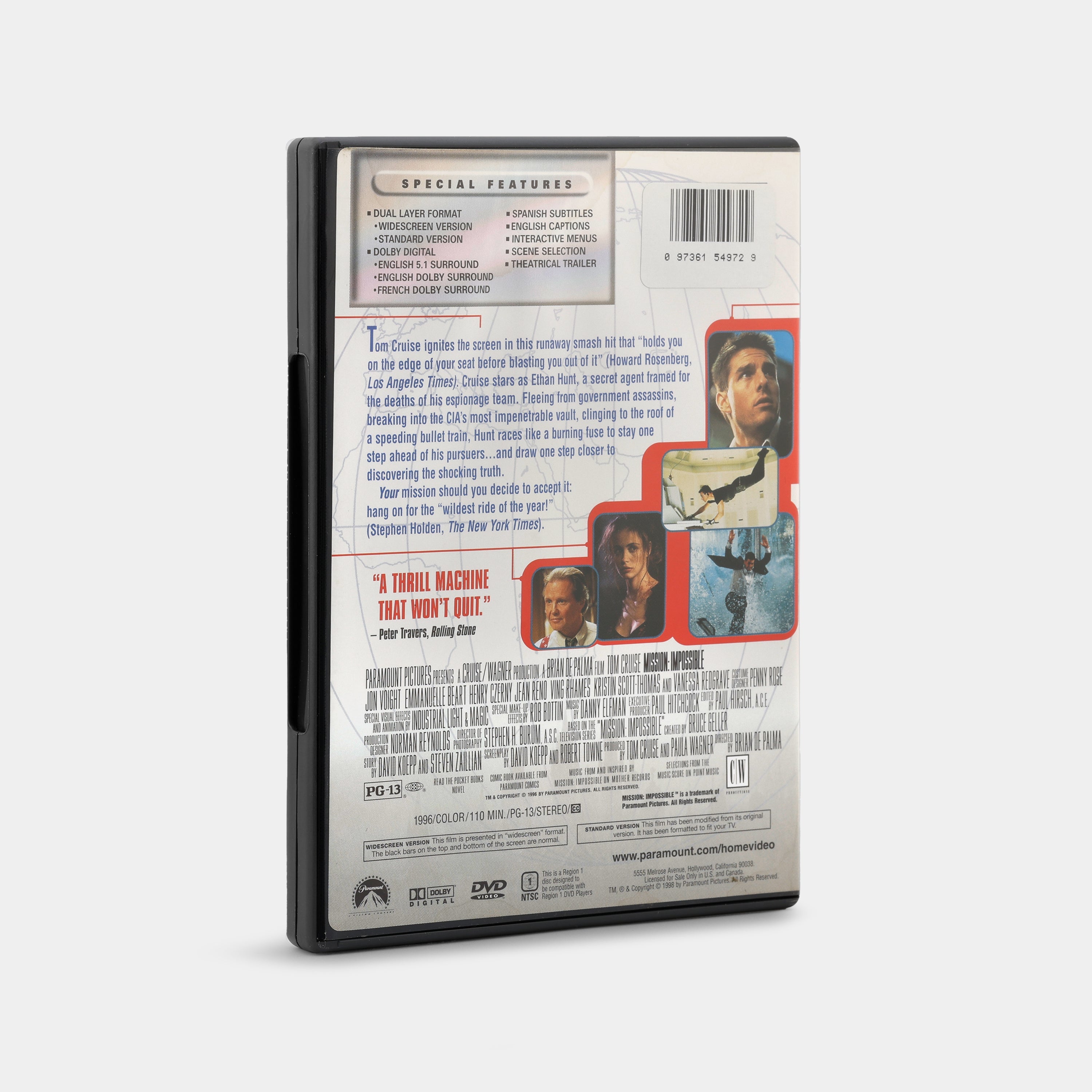 Mission: Impossible DVD