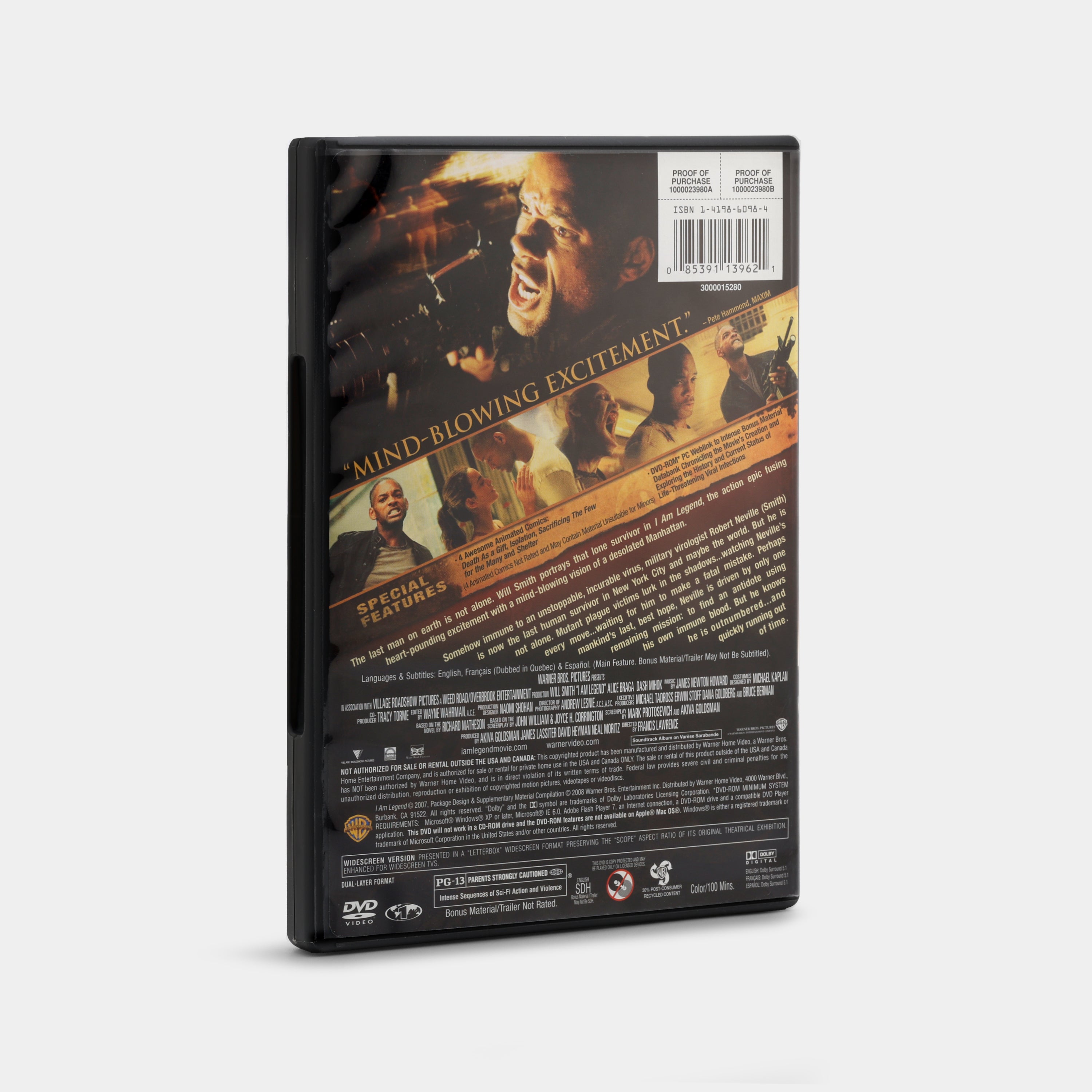 I Am Legend (Widescreen Edition) DVD