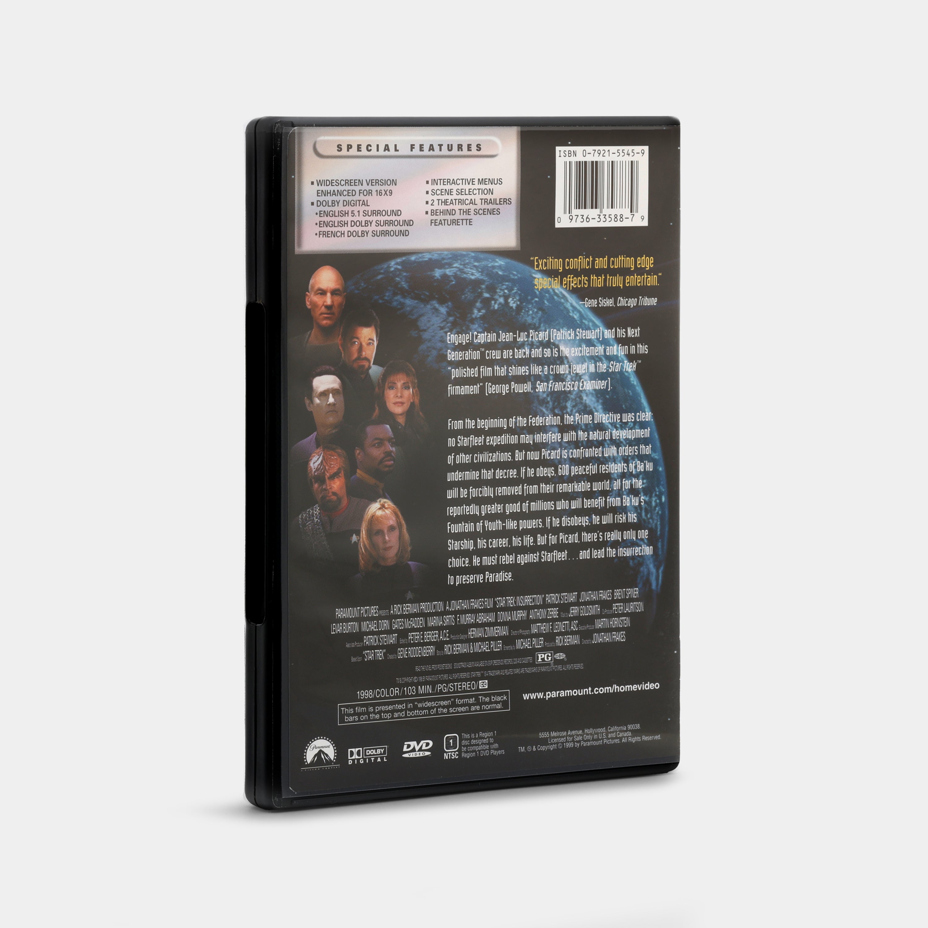 Star Trek: Insurrection (Widescreen Edition) DVD