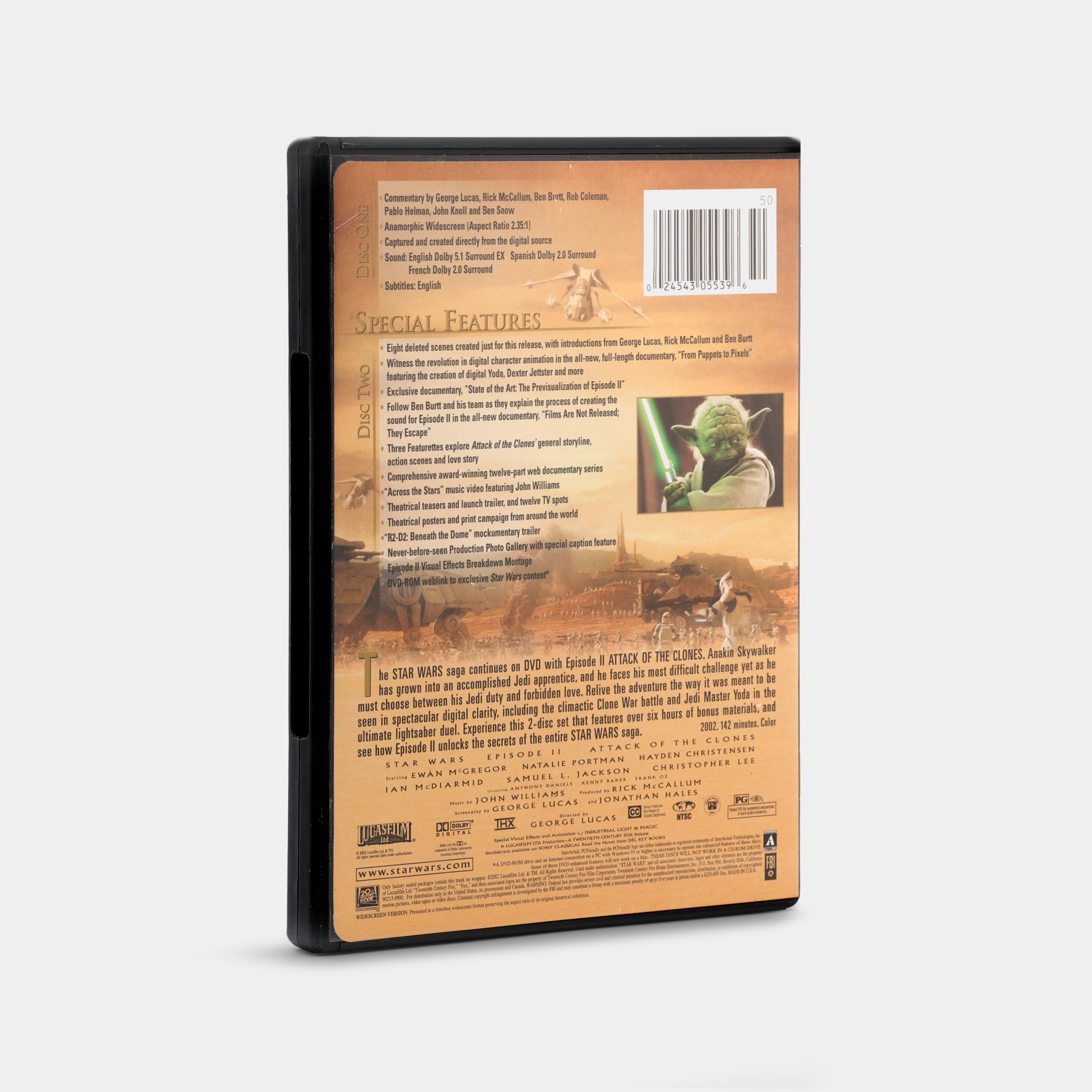 Star Wars: Episode II – Attack of the Clones (Widescreen Edition) 2-Disc DVD