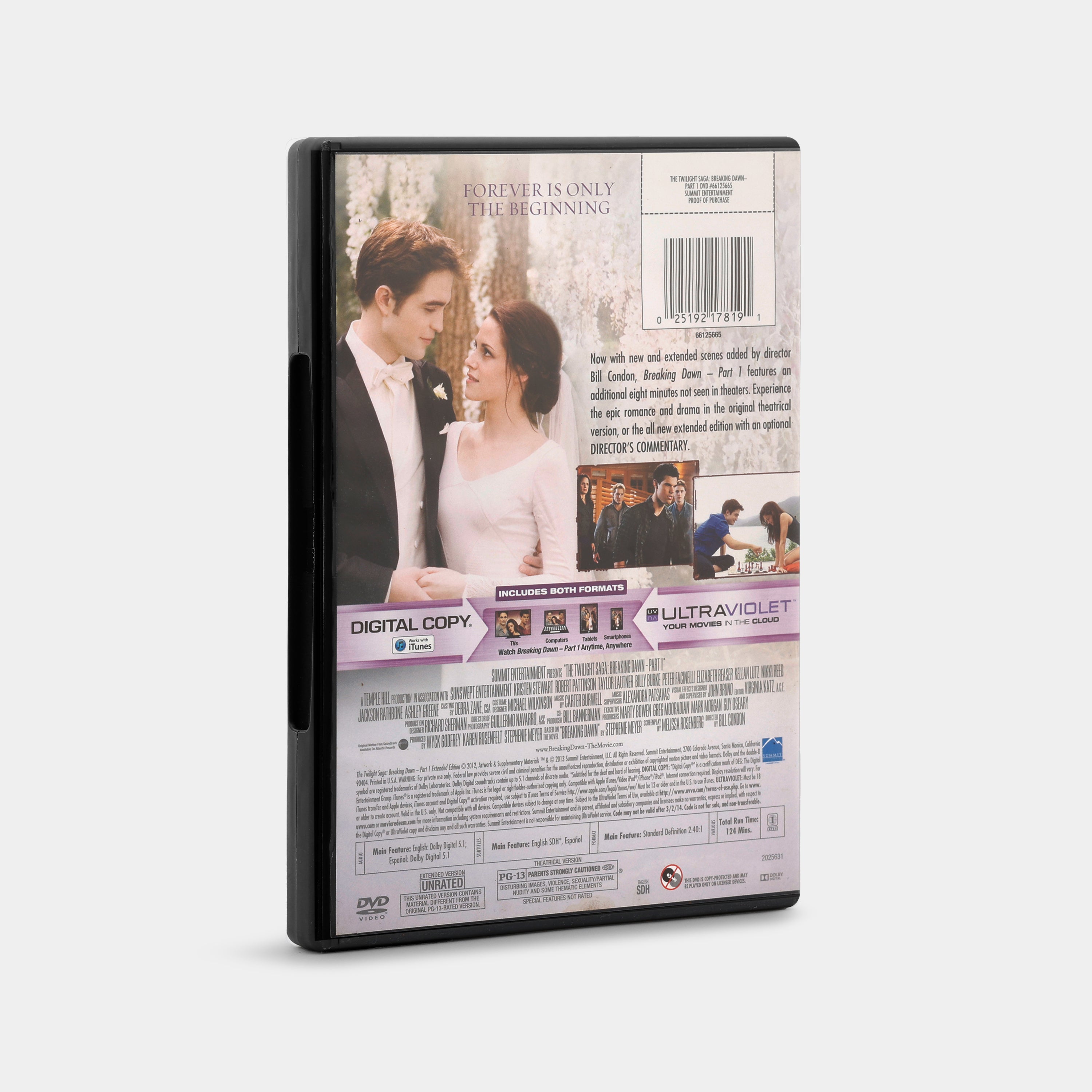The Twilight Saga: Breaking Dawn – Part 1 (Extended Edition) DVD