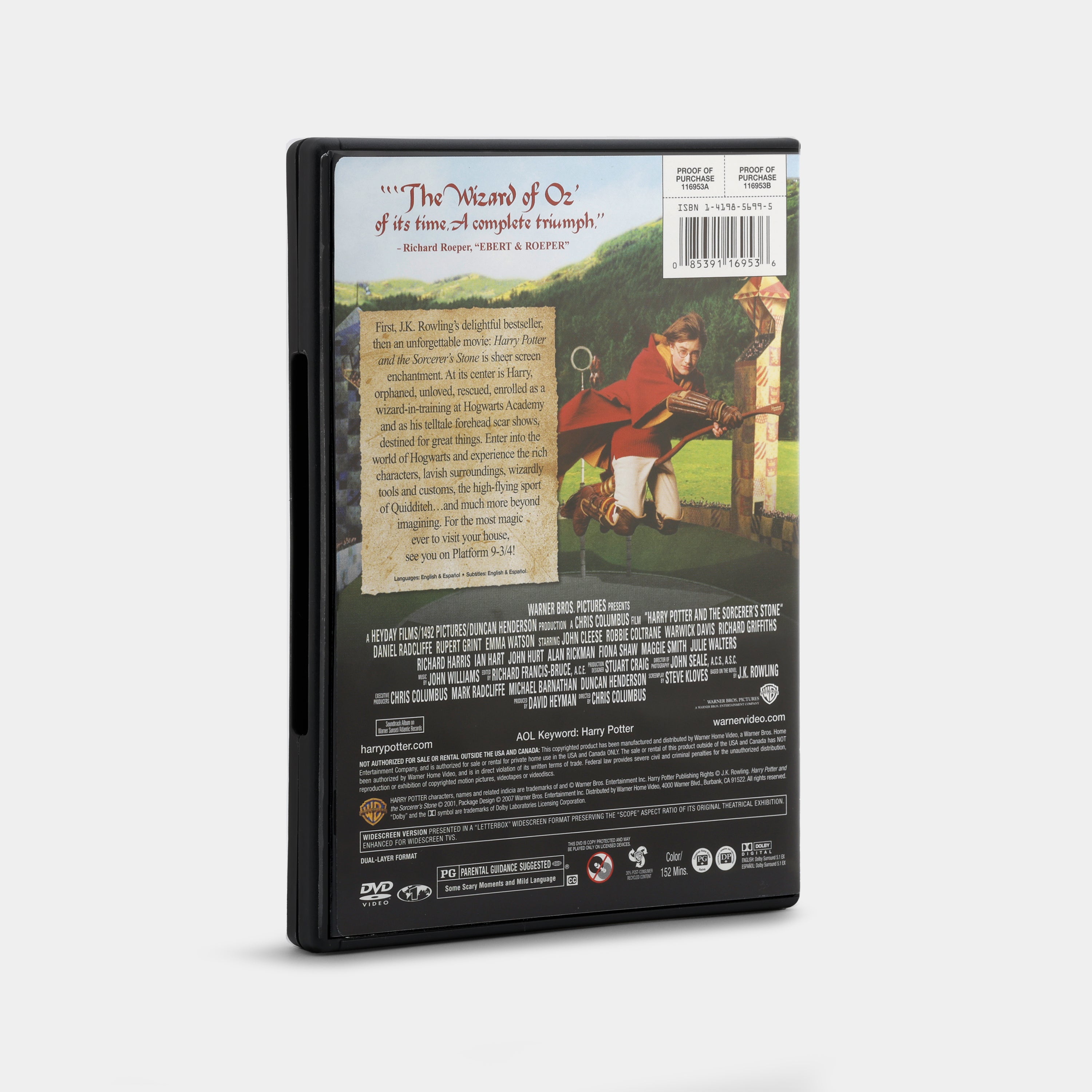 Harry Potter and the Sorcerer's Stone (Widescreen Edition) DVD