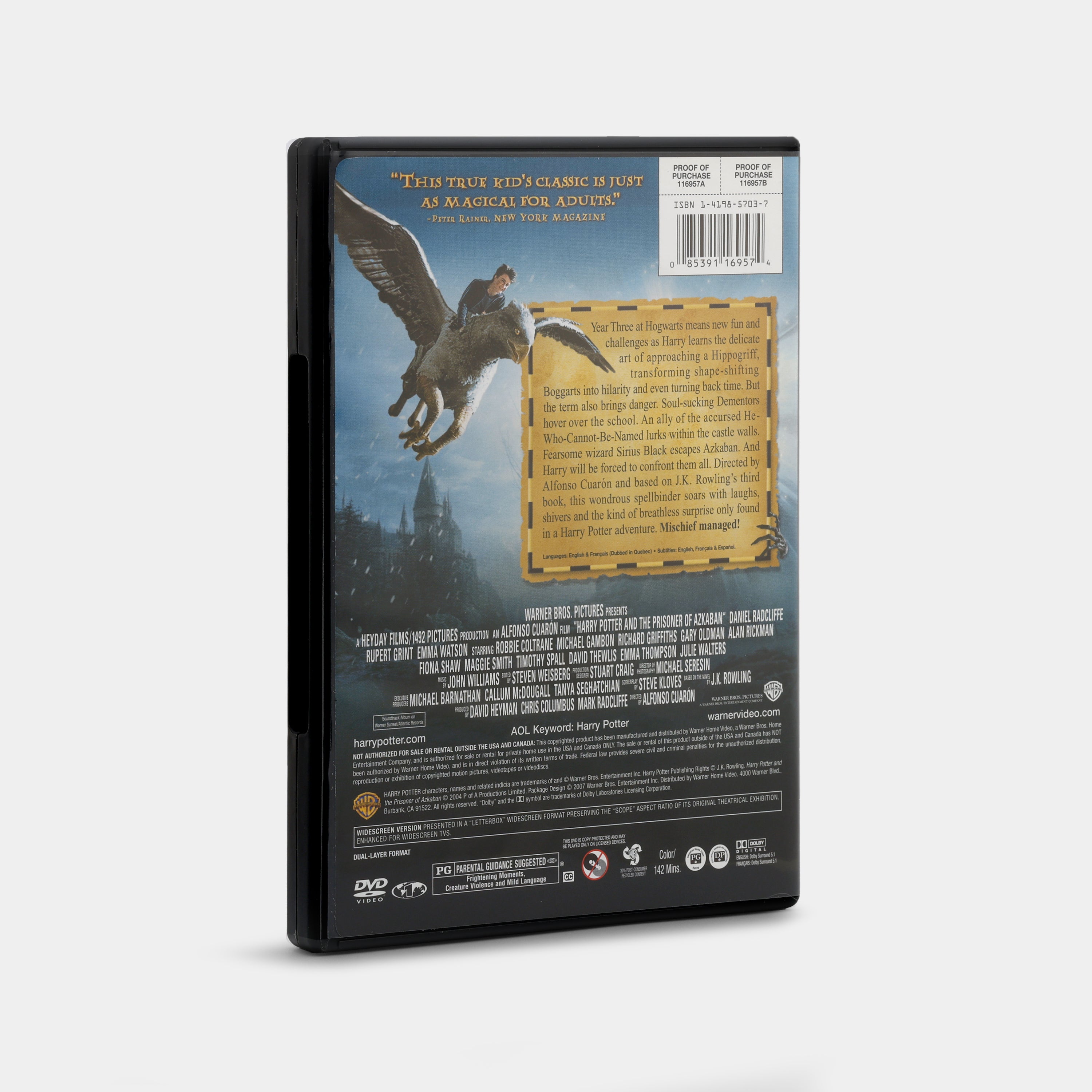 Harry Potter and the Prisoner of Azkaban (Widescreen Edition) DVD