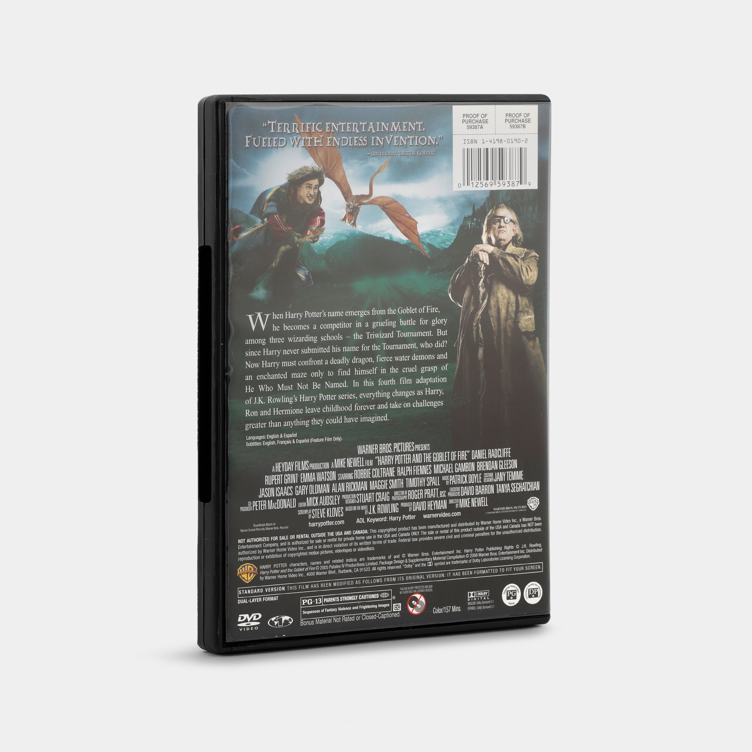 Harry Potter and the Goblet of Fire (Full Screen) DVD