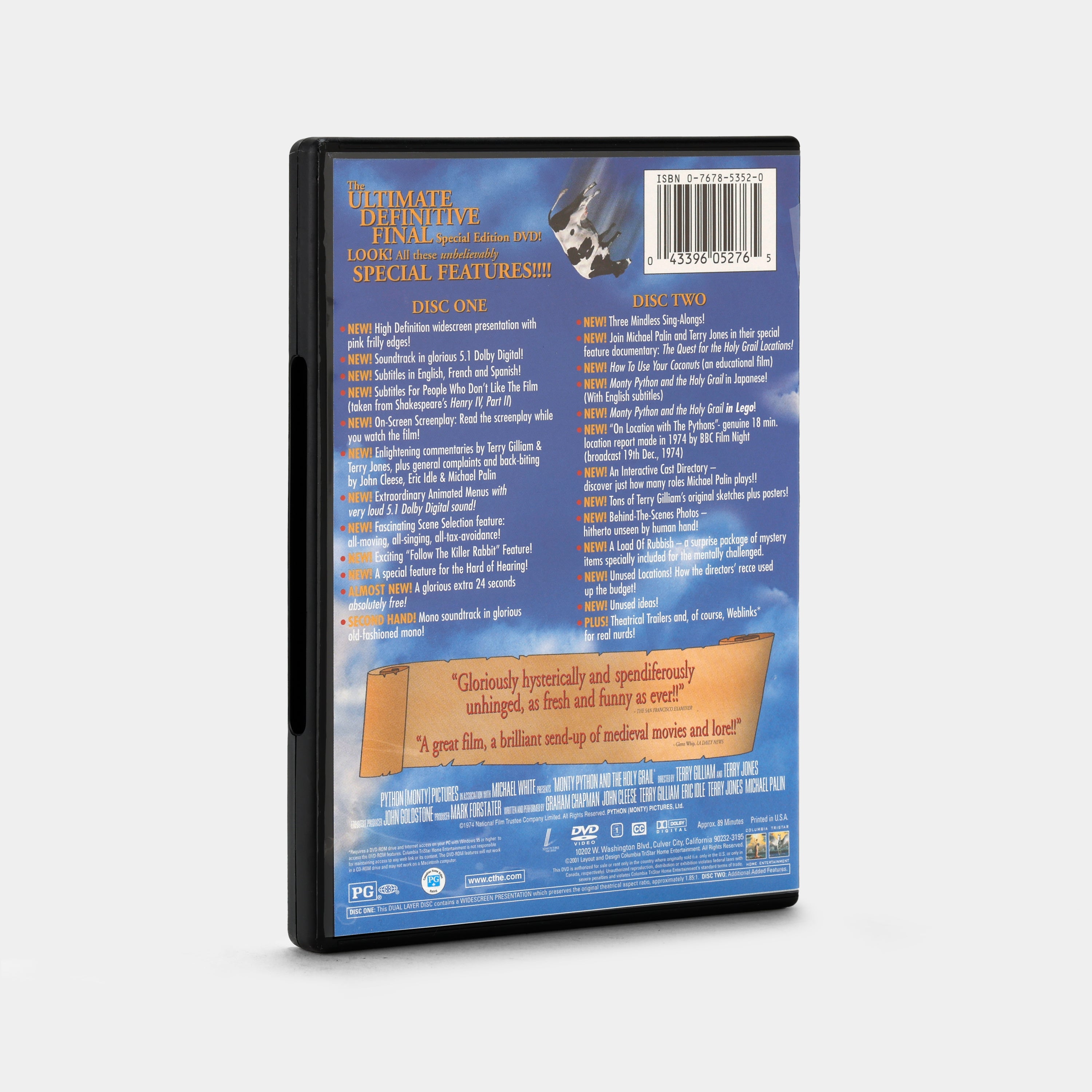 Monty Python and the Holy Grail DVD