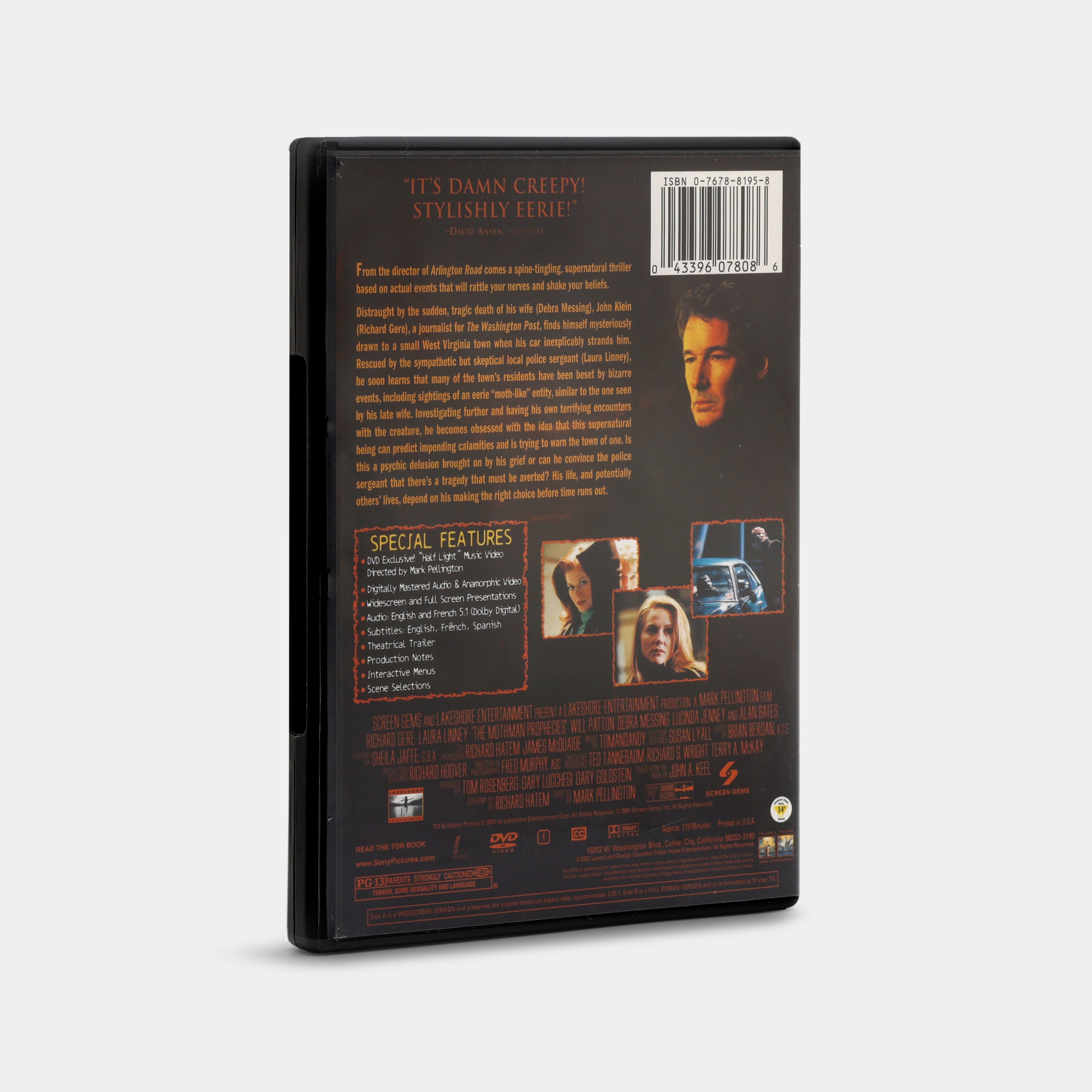 The Mothman Prophecies DVD