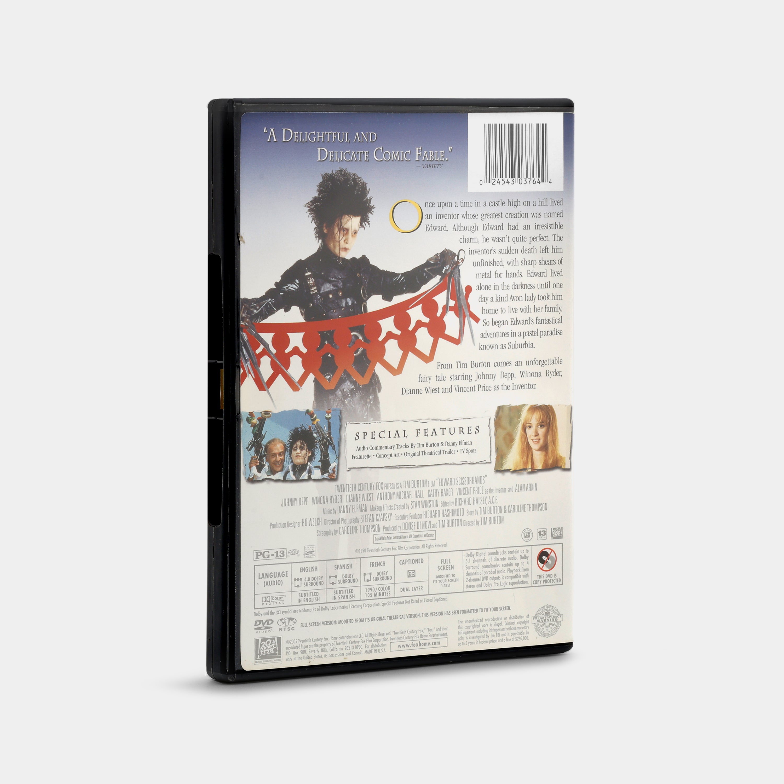Edward Scissorhands (Full Screen Anniversary Edition) DVD
