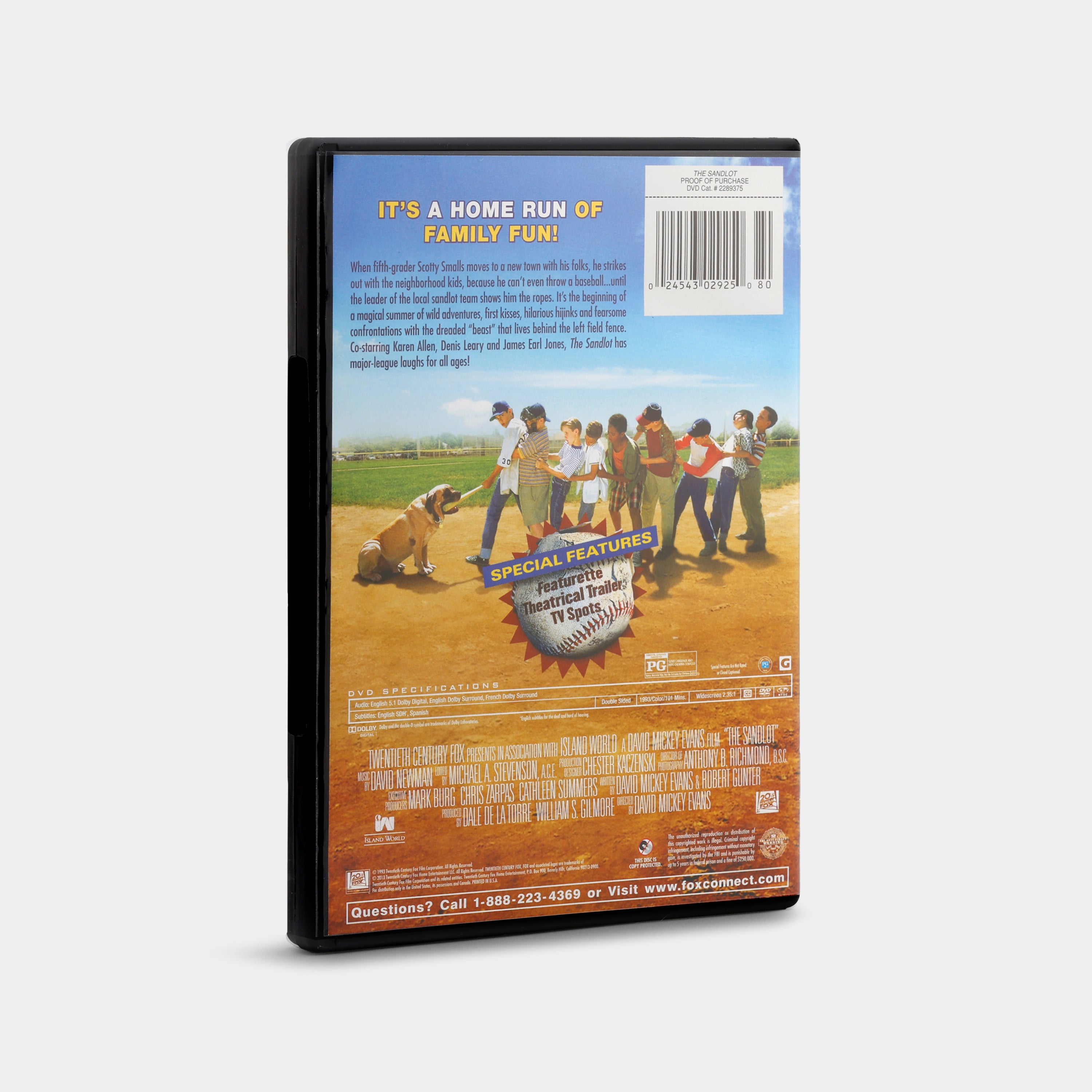 The Sandlot DVD