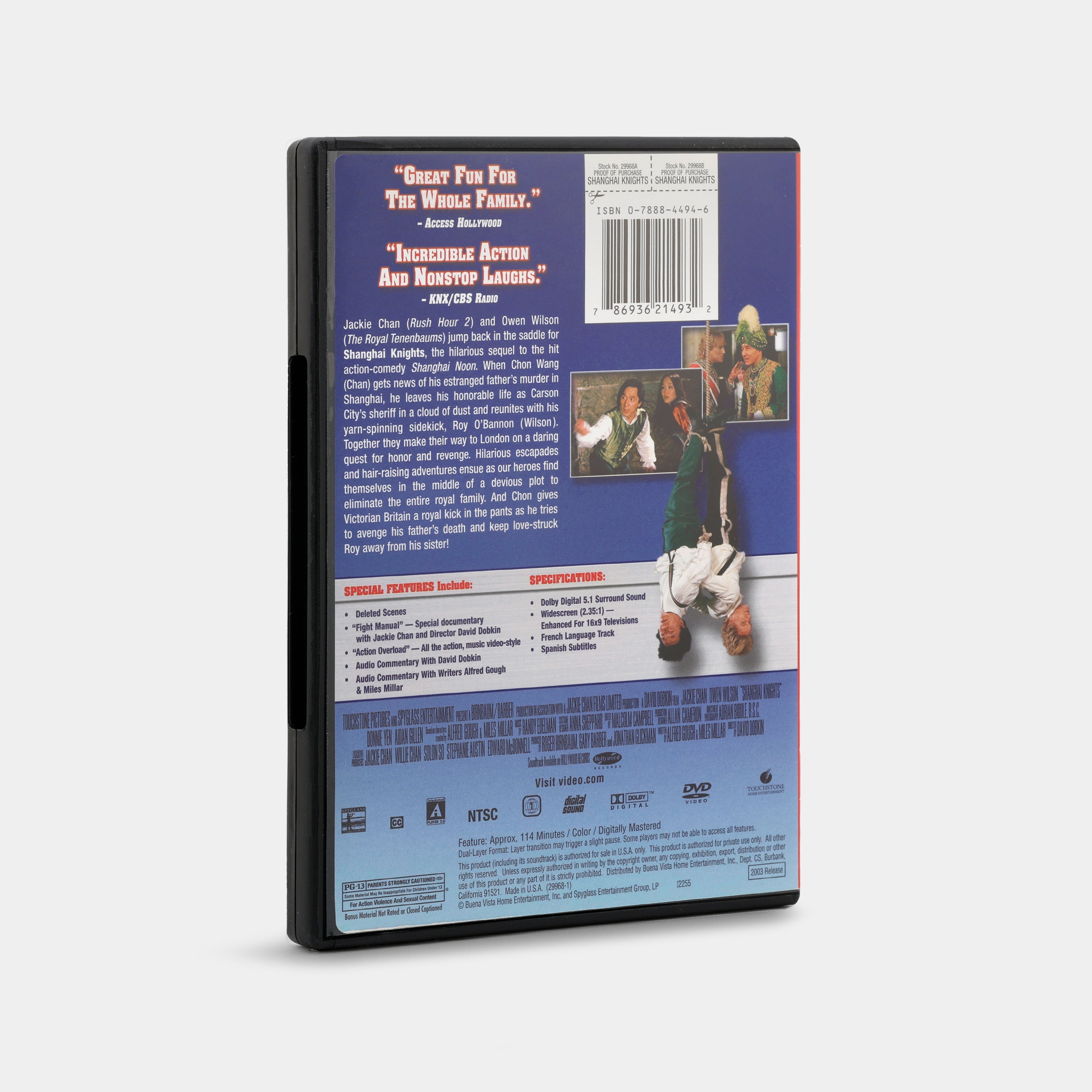 Shanghai Knights DVD