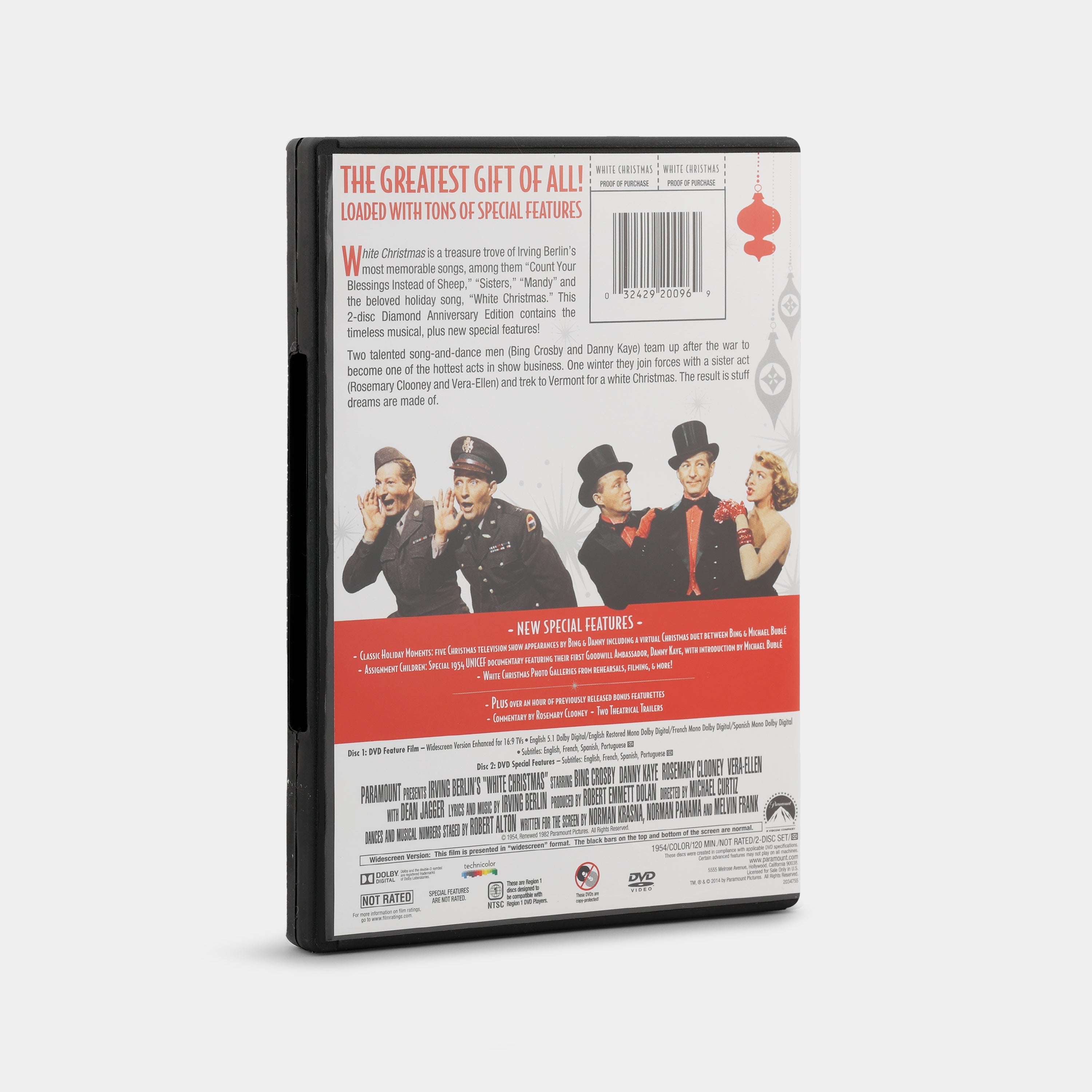 Irving Berlin's White Christmas (Diamond Anniversary Edition) DVD