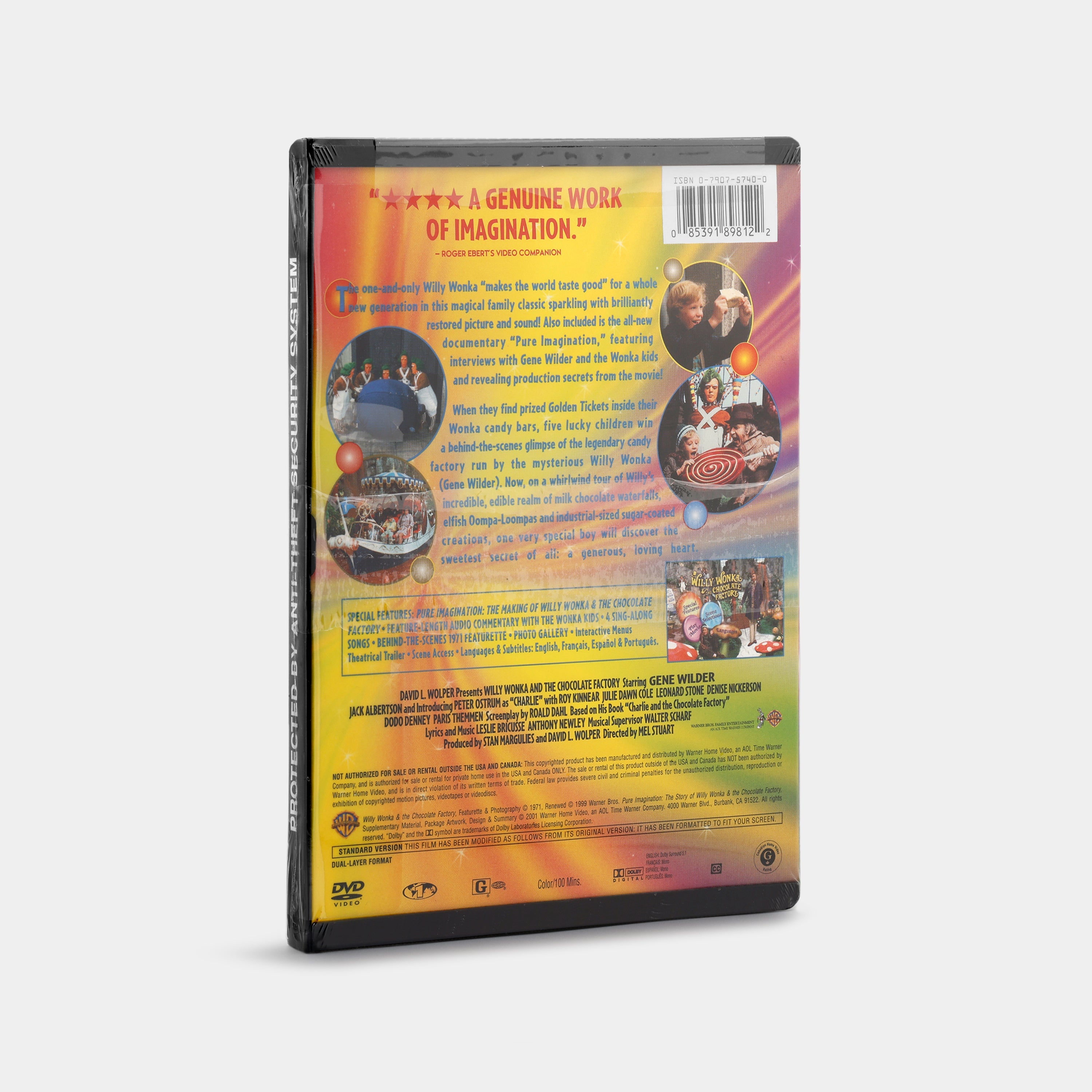 Willy Wonka & the Chocolate Factory (Sealed) DVD