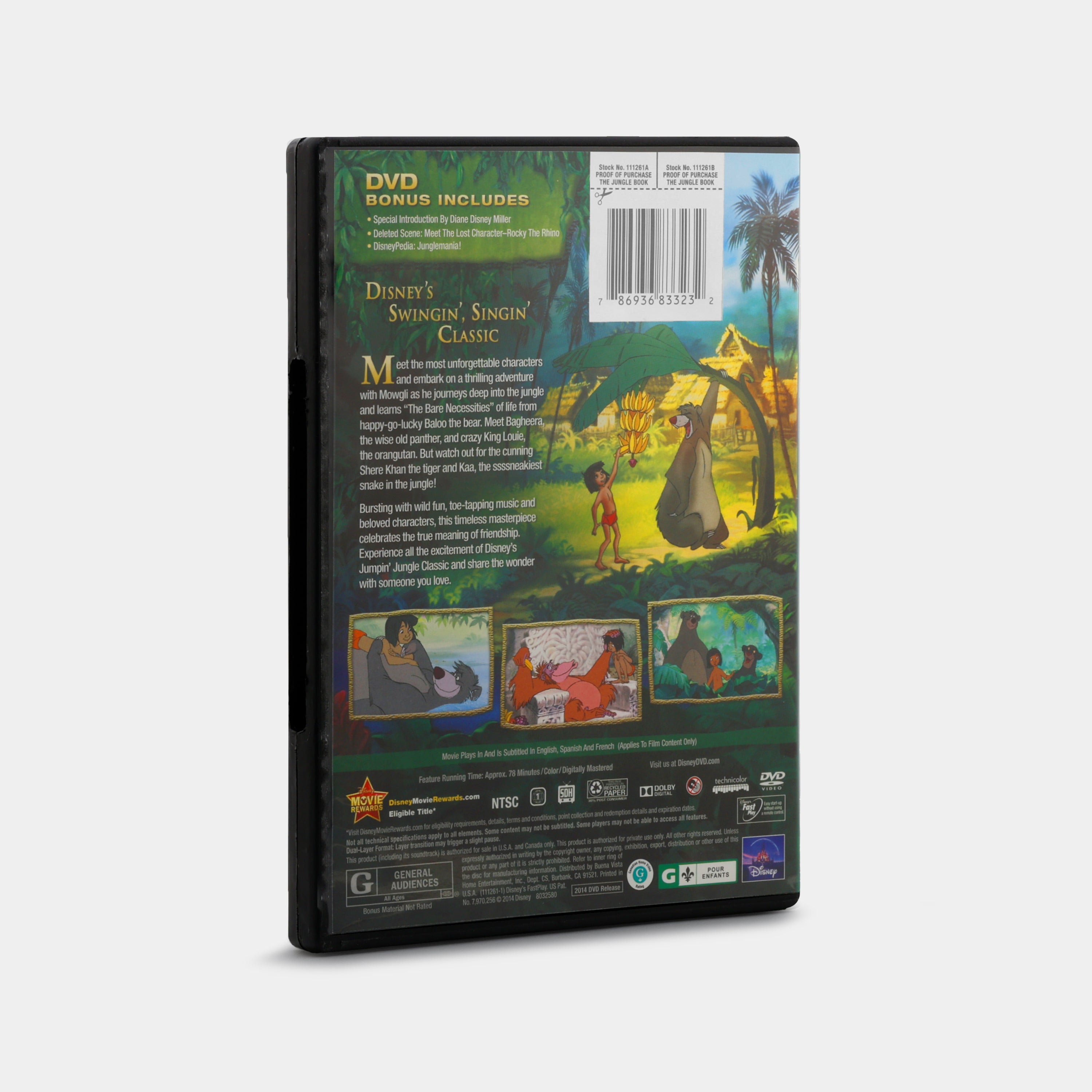 The Jungle Book DVD