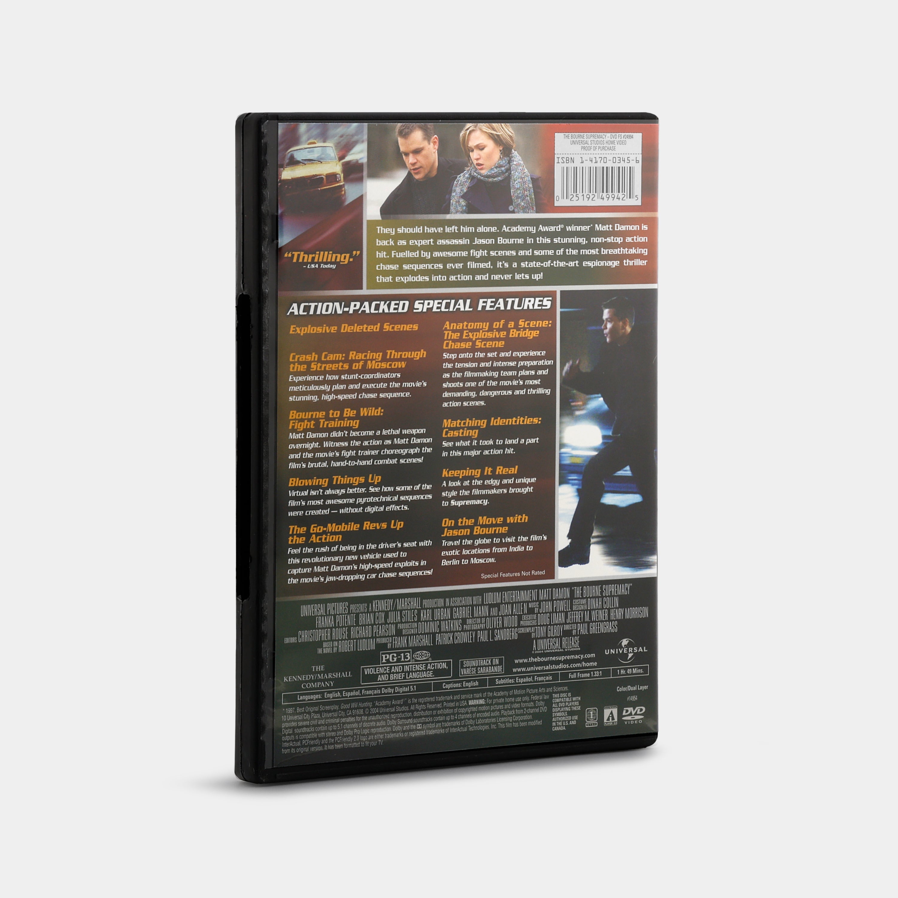 The Bourne Supremacy (Full Screen) DVD