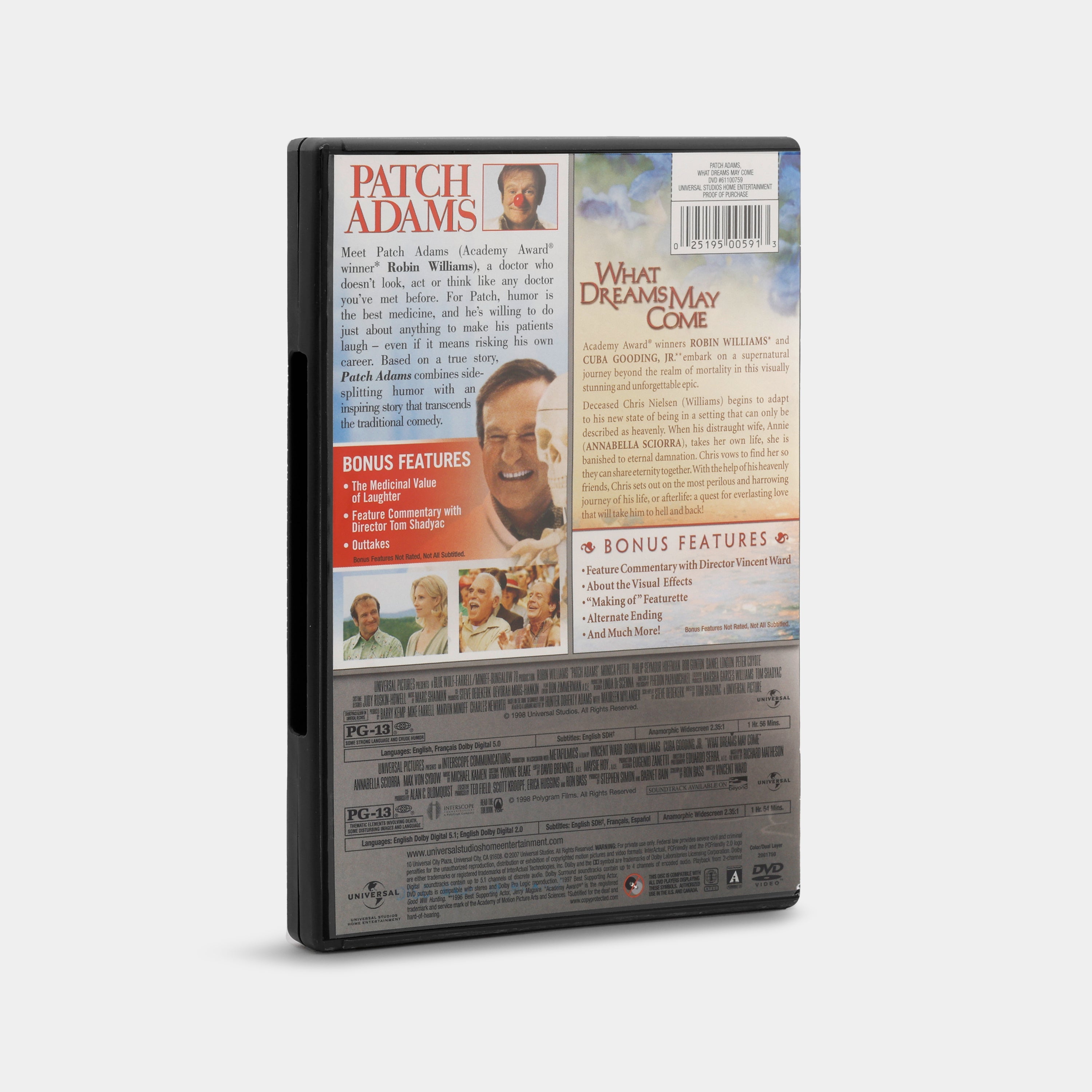 Patch Adams / What Dreams May Come 2-Disc DVD