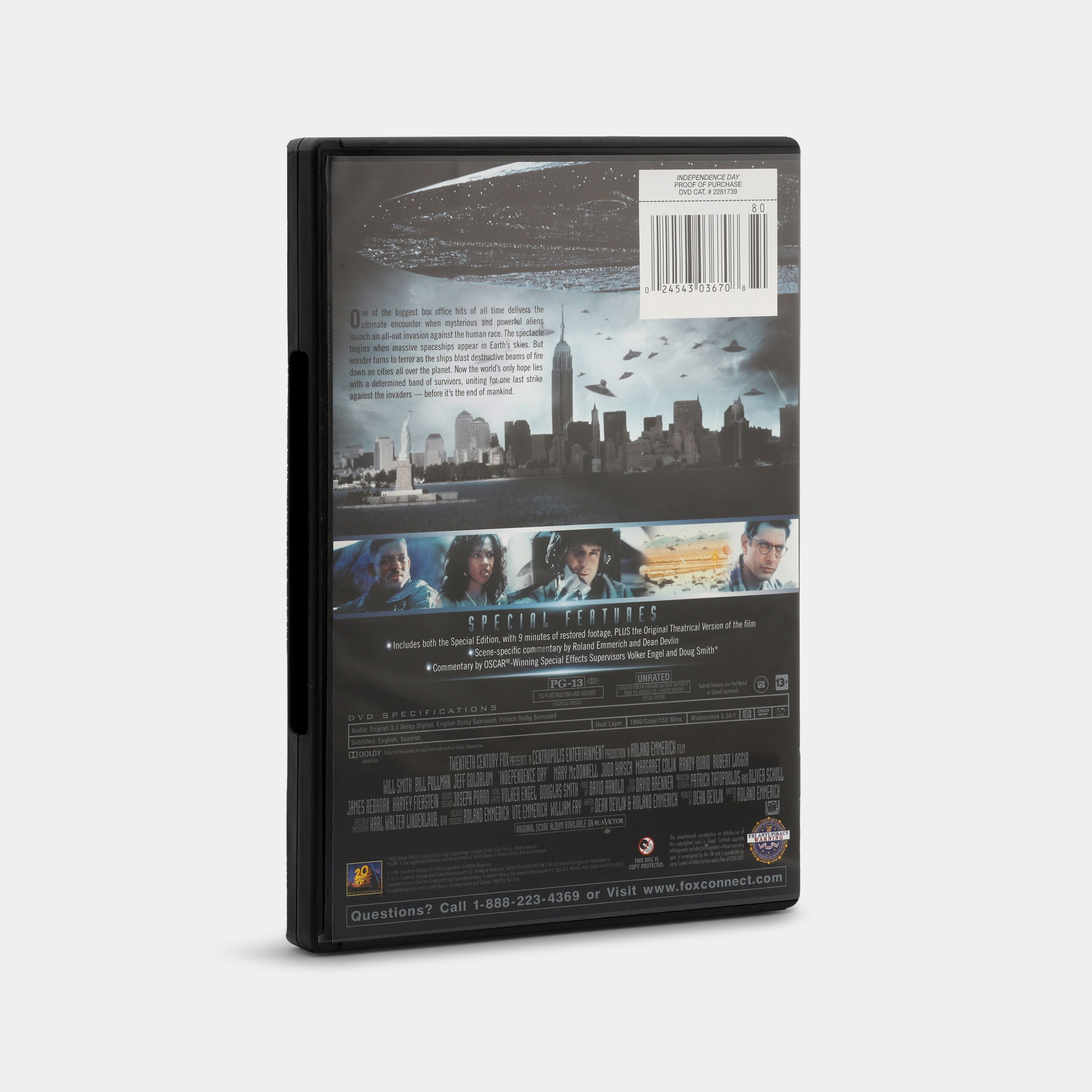 Independence Day (Widescreen) DVD