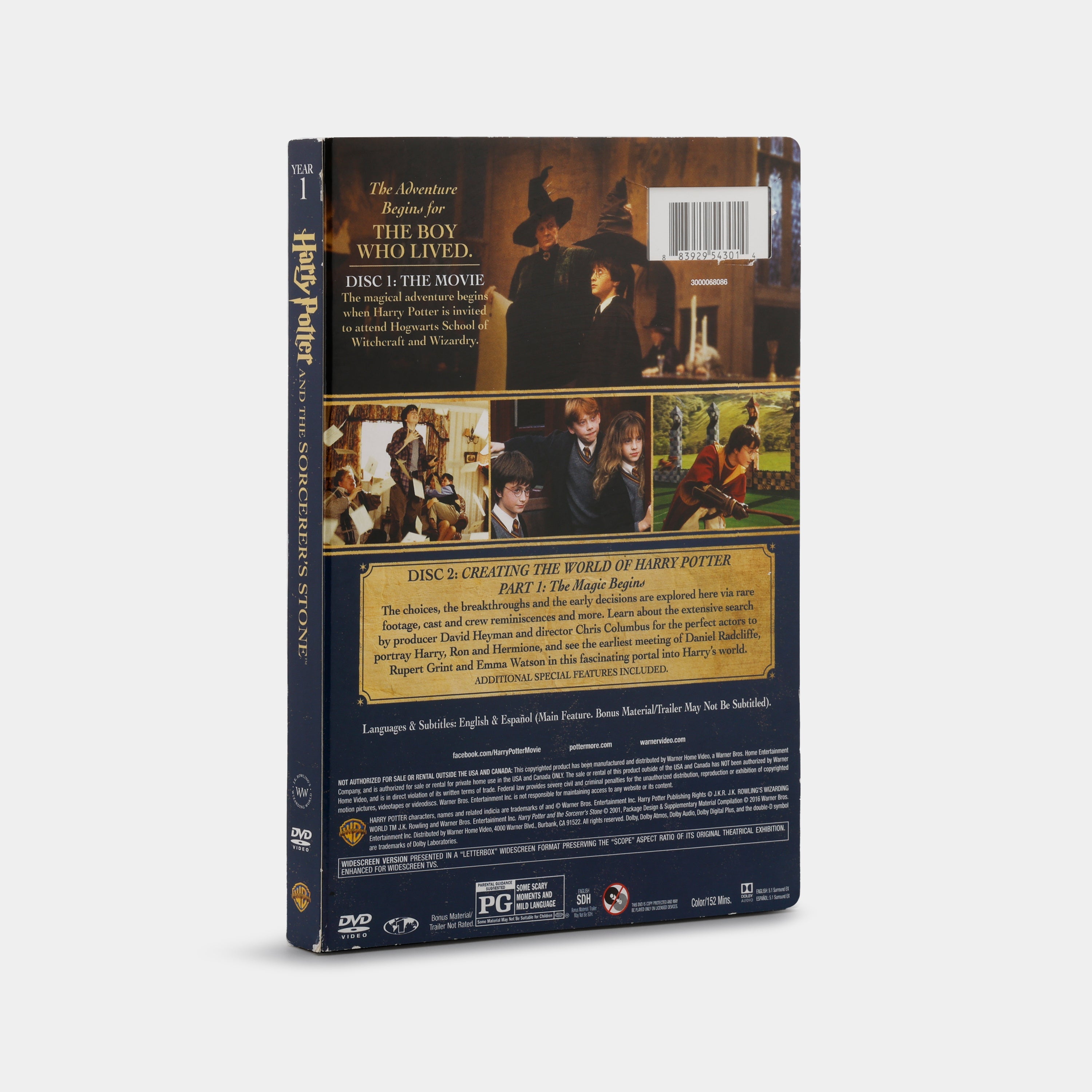 Harry Potter and the Sorcerer's Stone (Letterbox Special Edition Widescreen) 2-Disc DVD